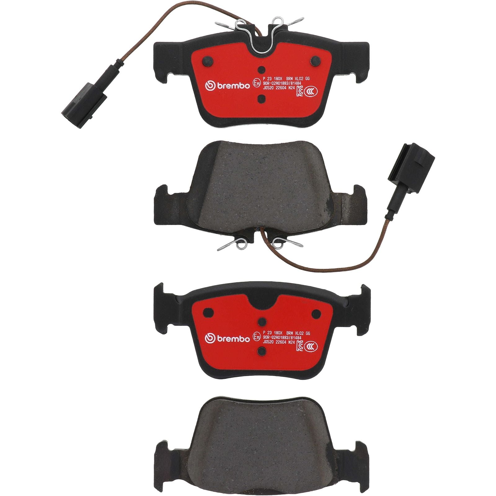 XTRA Low-Met Rear Disc Brake Pad Set - P23180X_26