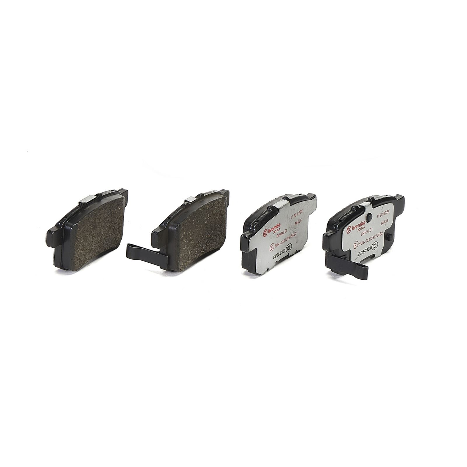 XTRA Low-Met Rear Disc Brake Pad Set - P28072X_01