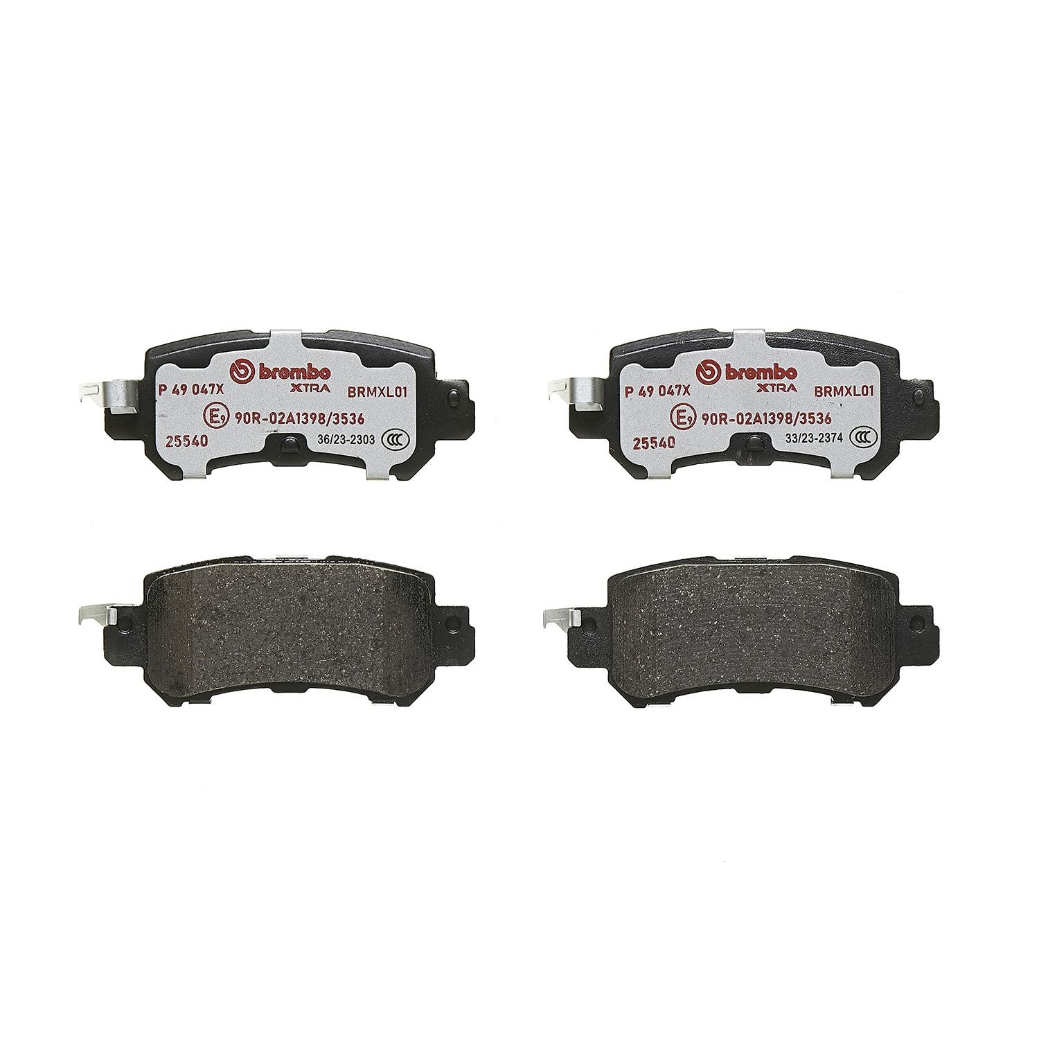 XTRA Low-Met Rear Disc Brake Pad Set - P49047X_01
