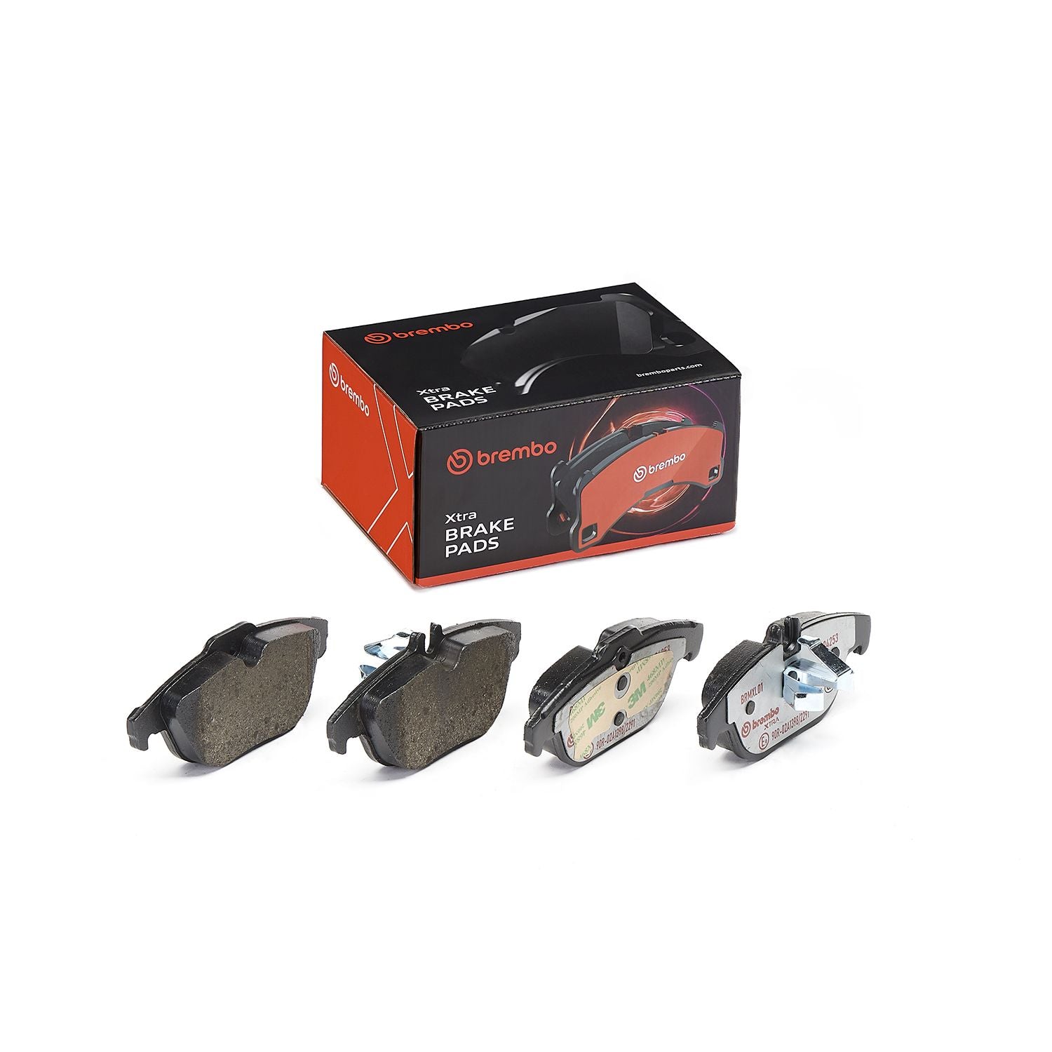 XTRA Low-Met Rear Disc Brake Pad Set - P50068X_01