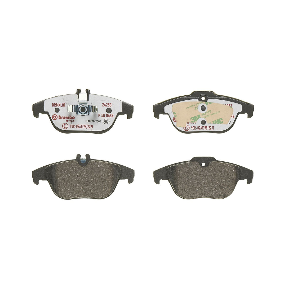 XTRA Low-Met Rear Disc Brake Pad Set - P50068X_02
