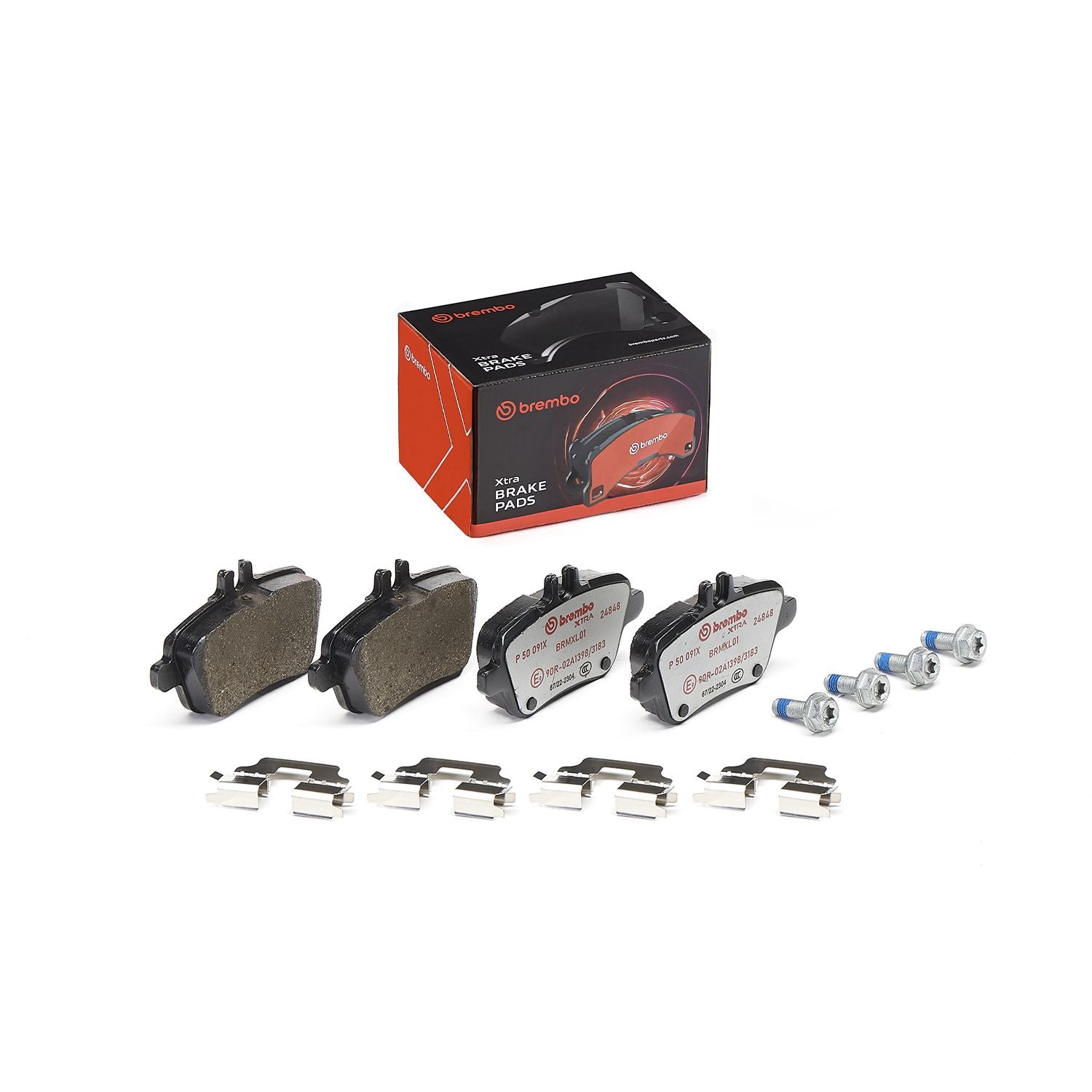 XTRA Low-Met Rear Disc Brake Pad Set - P50091X_02