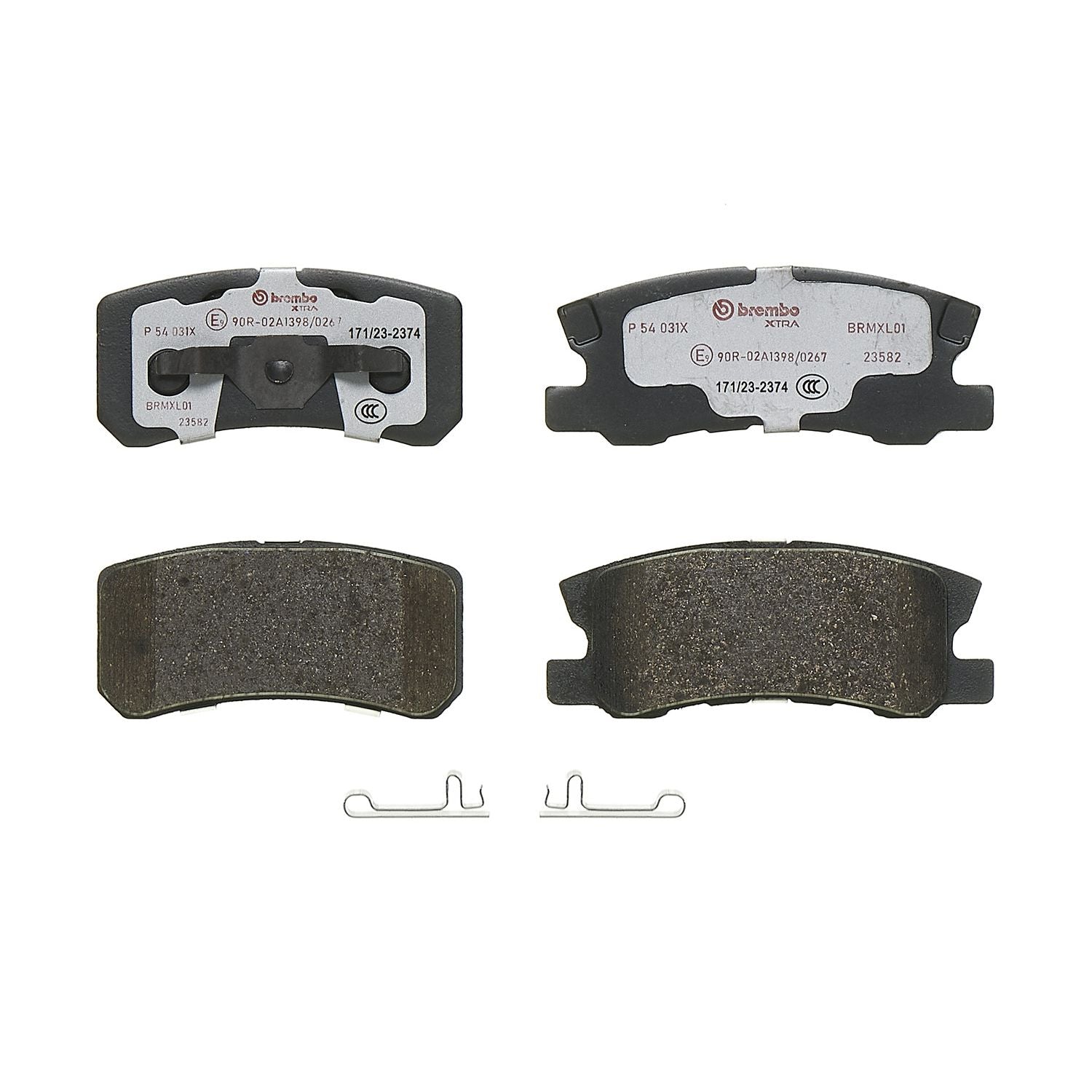 XTRA Low-Met Rear Disc Brake Pad Set - P54031X_01
