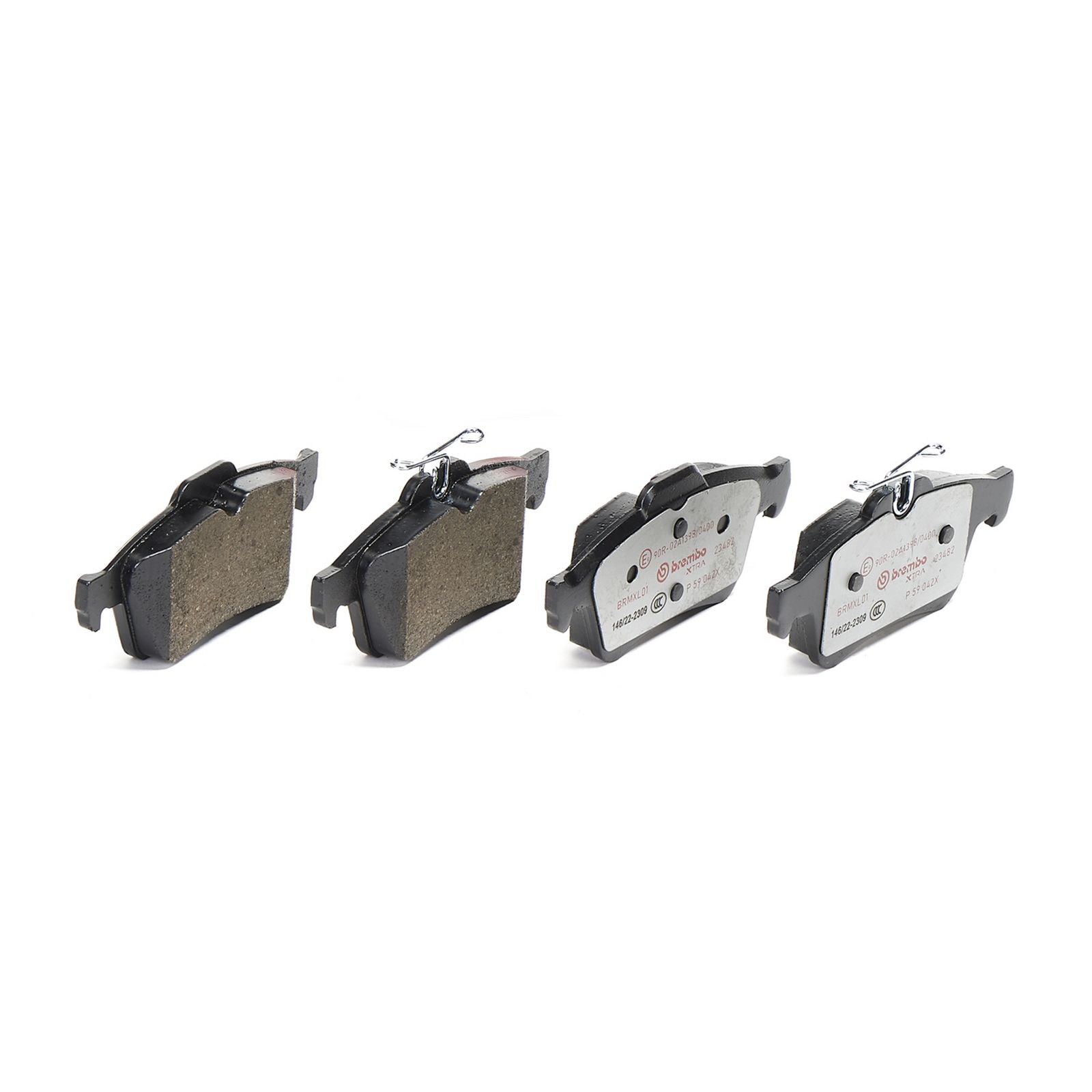 XTRA Low-Met Rear Disc Brake Pad Set - P59042X_03