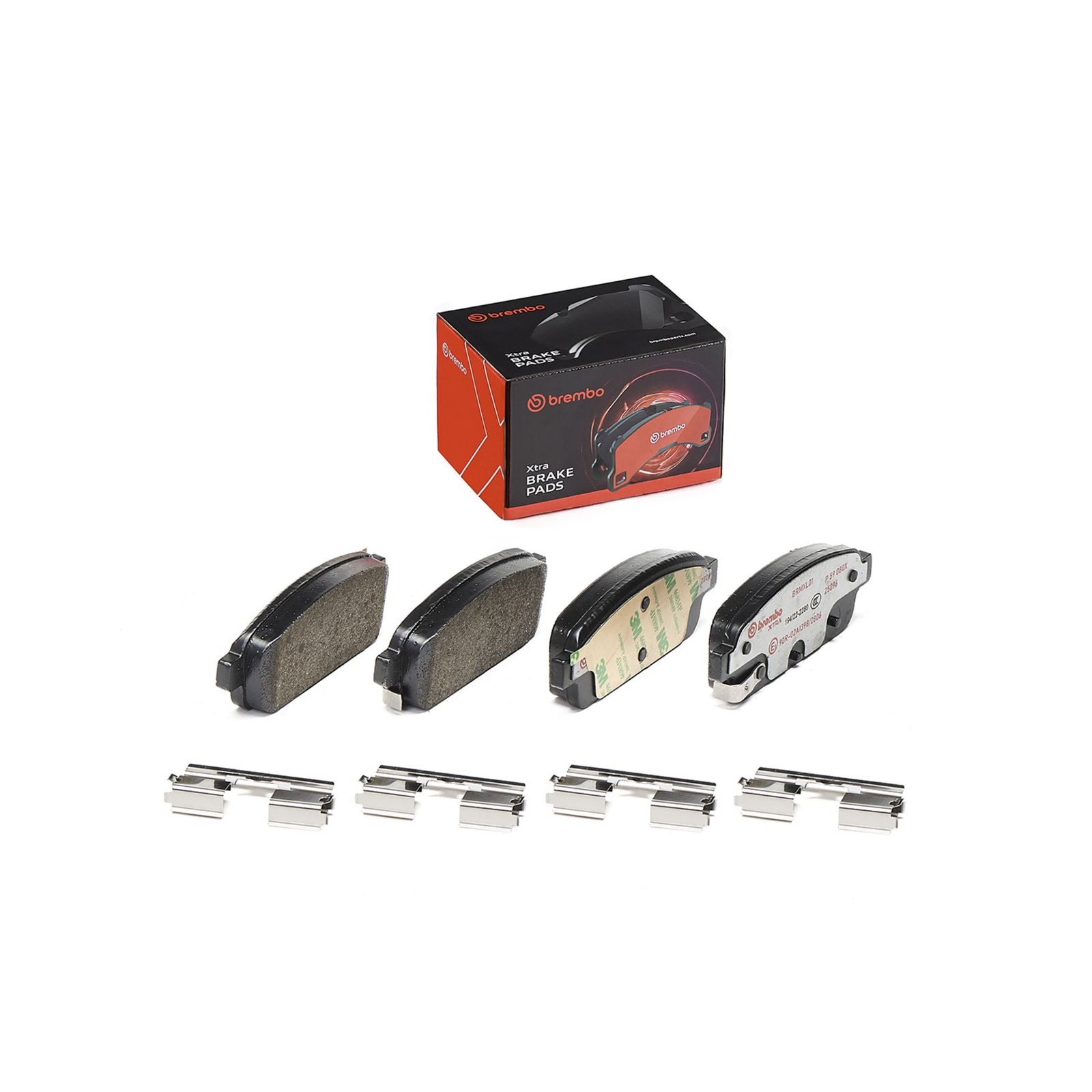 XTRA Low-Met Rear Disc Brake Pad Set - P59080X_03