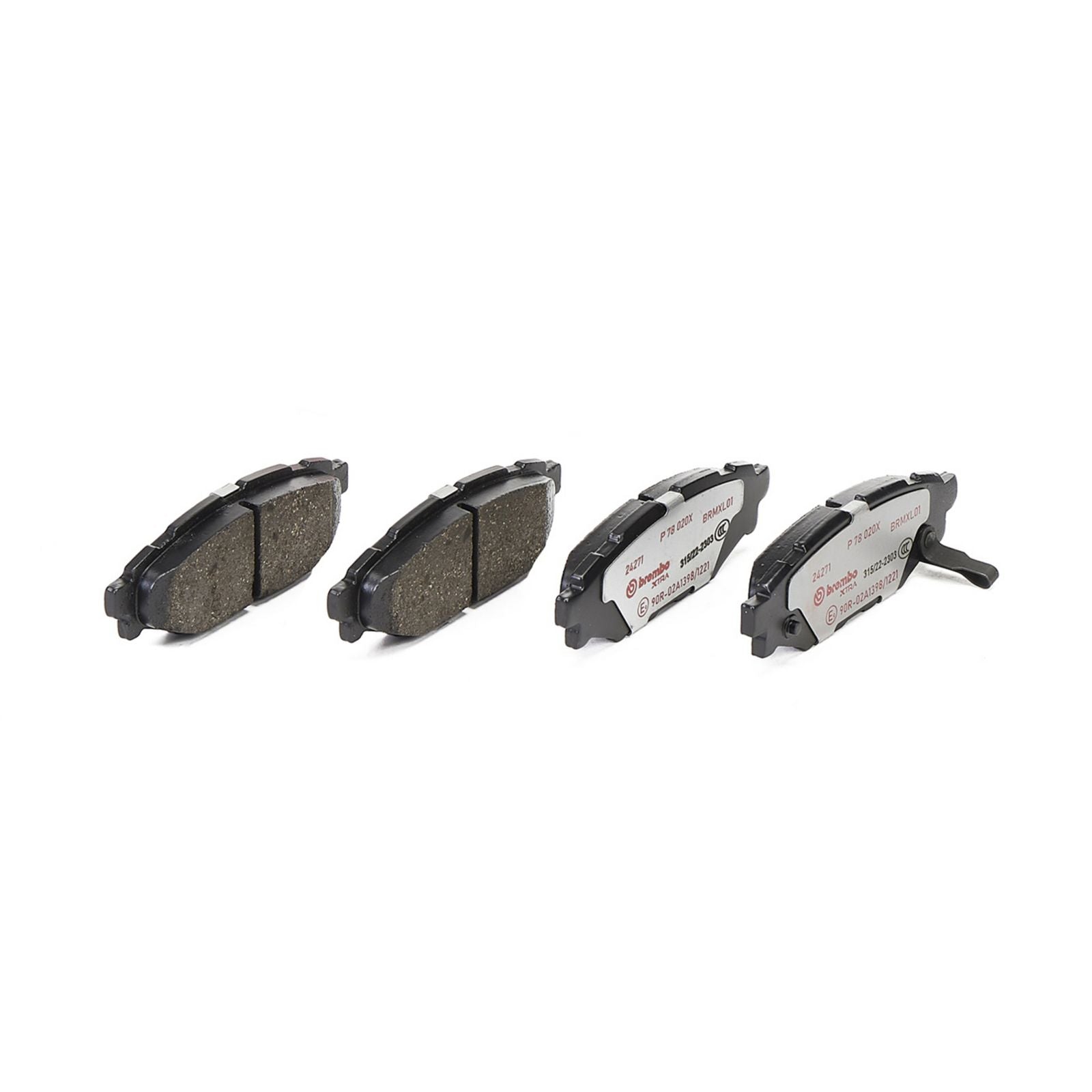 XTRA Low-Met Rear Disc Brake Pad Set - P78020X_01