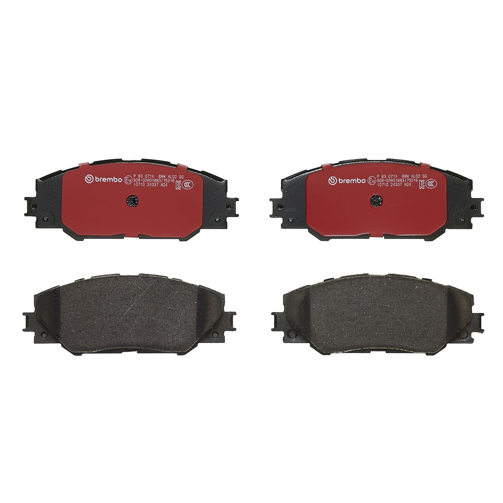 XTRA Low-Met Rear Disc Brake Pad Set - P83071X_01