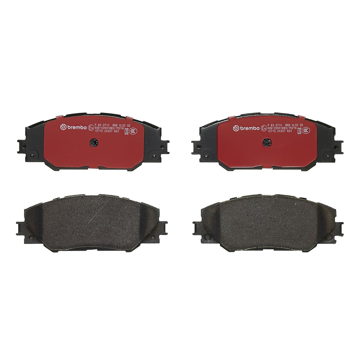 XTRA Low-Met Rear Disc Brake Pad Set - P83071X_01