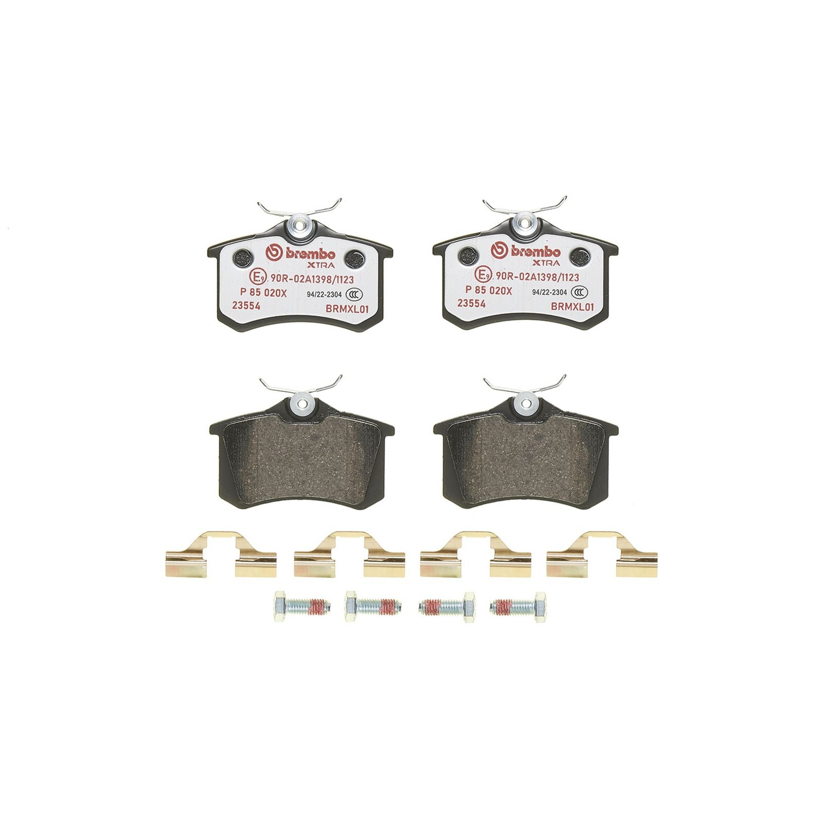 XTRA Low-Met Rear Disc Brake Pad Set - P85020X_01