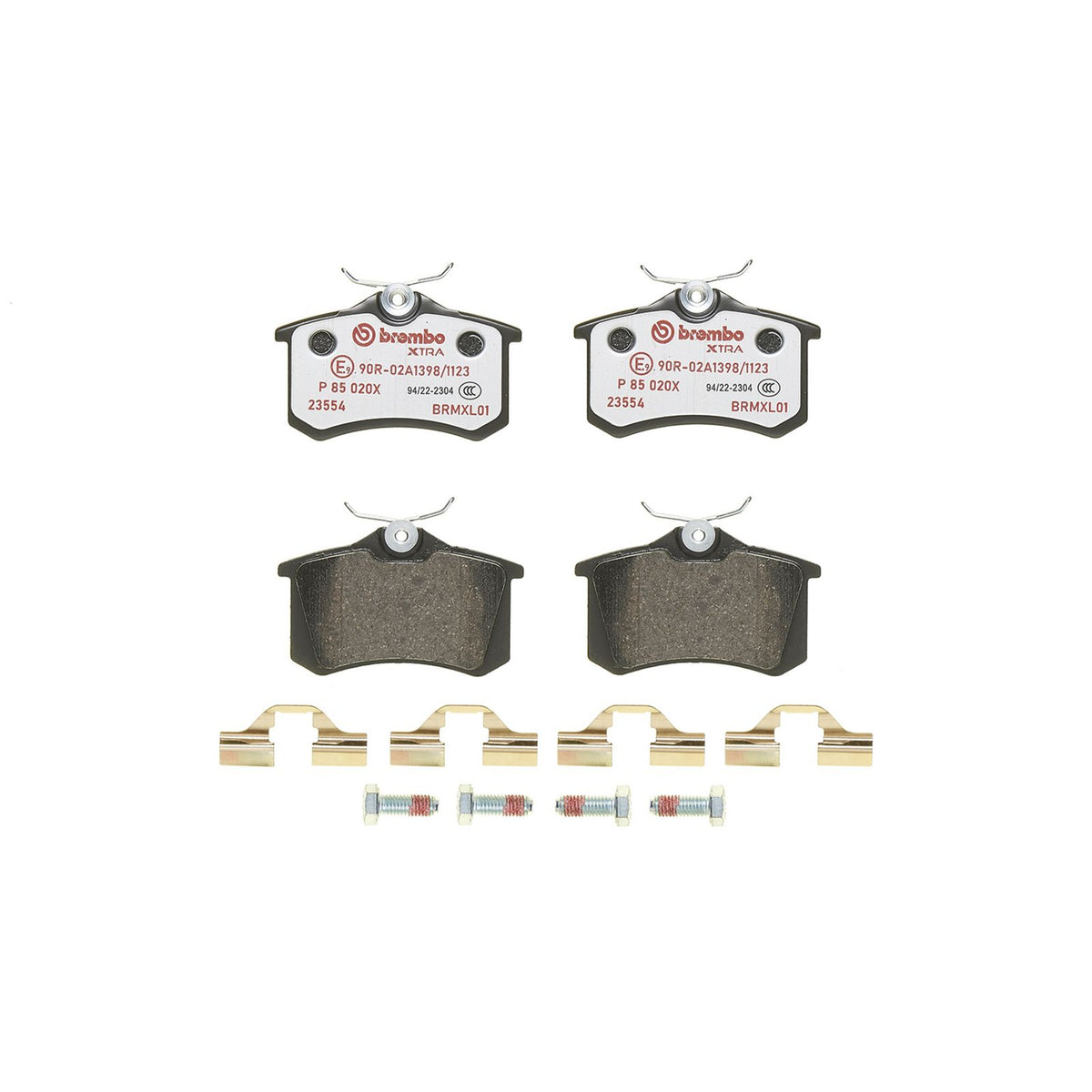XTRA Low-Met Rear Disc Brake Pad Set - P85020X_01