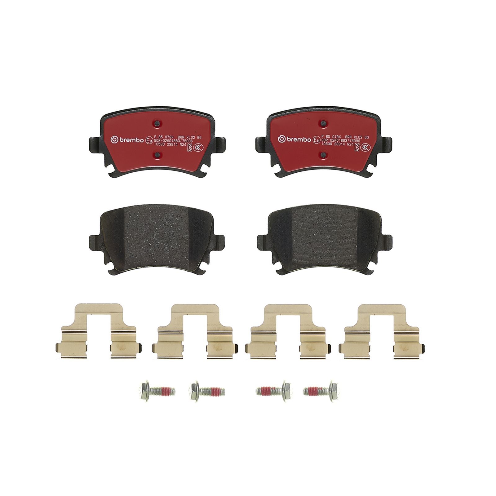 XTRA Low-Met Rear Disc Brake Pad Set - P85073X_02