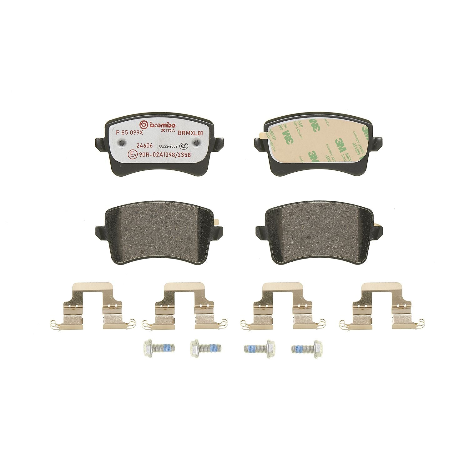 XTRA Low-Met Rear Disc Brake Pad Set - P85099X_01