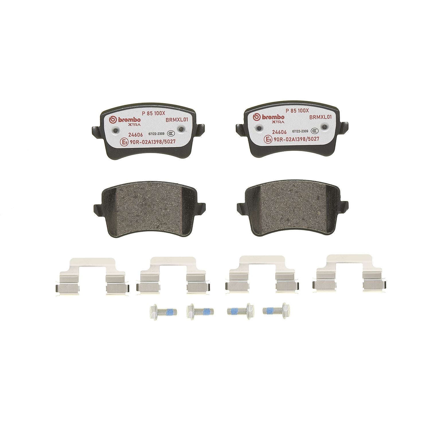 XTRA Low-Met Rear Disc Brake Pad Set - P85100X_01