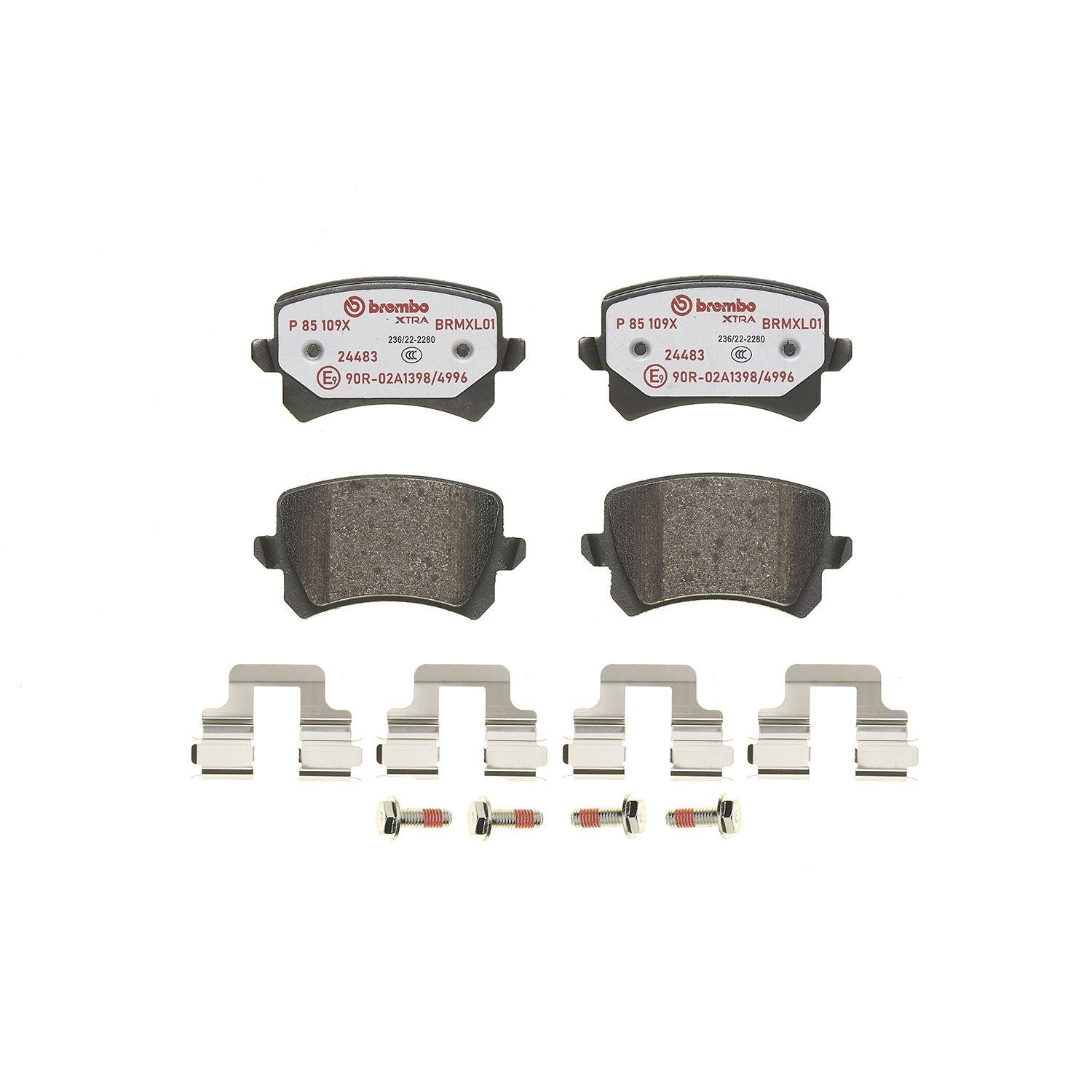 XTRA Low-Met Rear Disc Brake Pad Set - P85109X_01