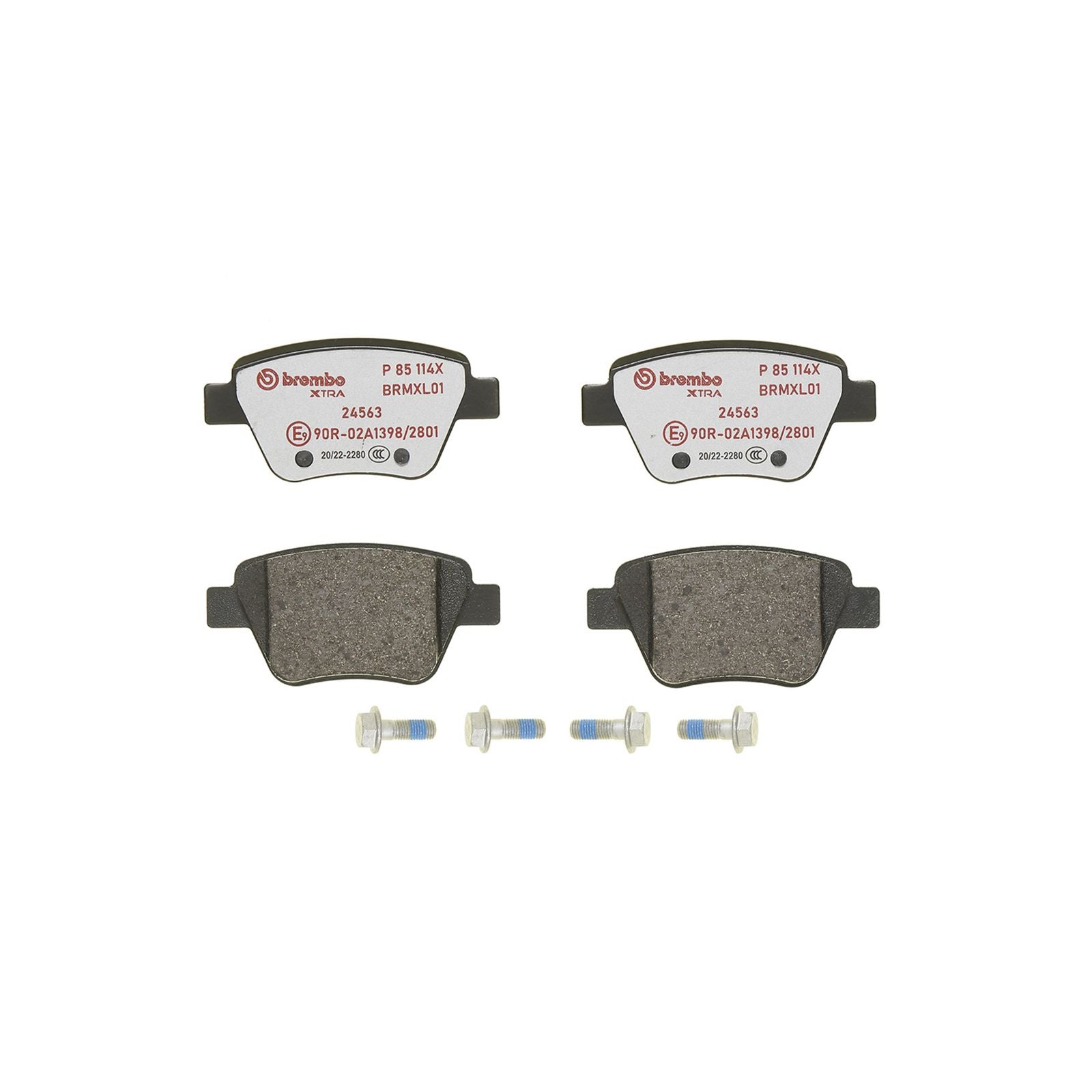 XTRA Low-Met Rear Disc Brake Pad Set - P85114X_02