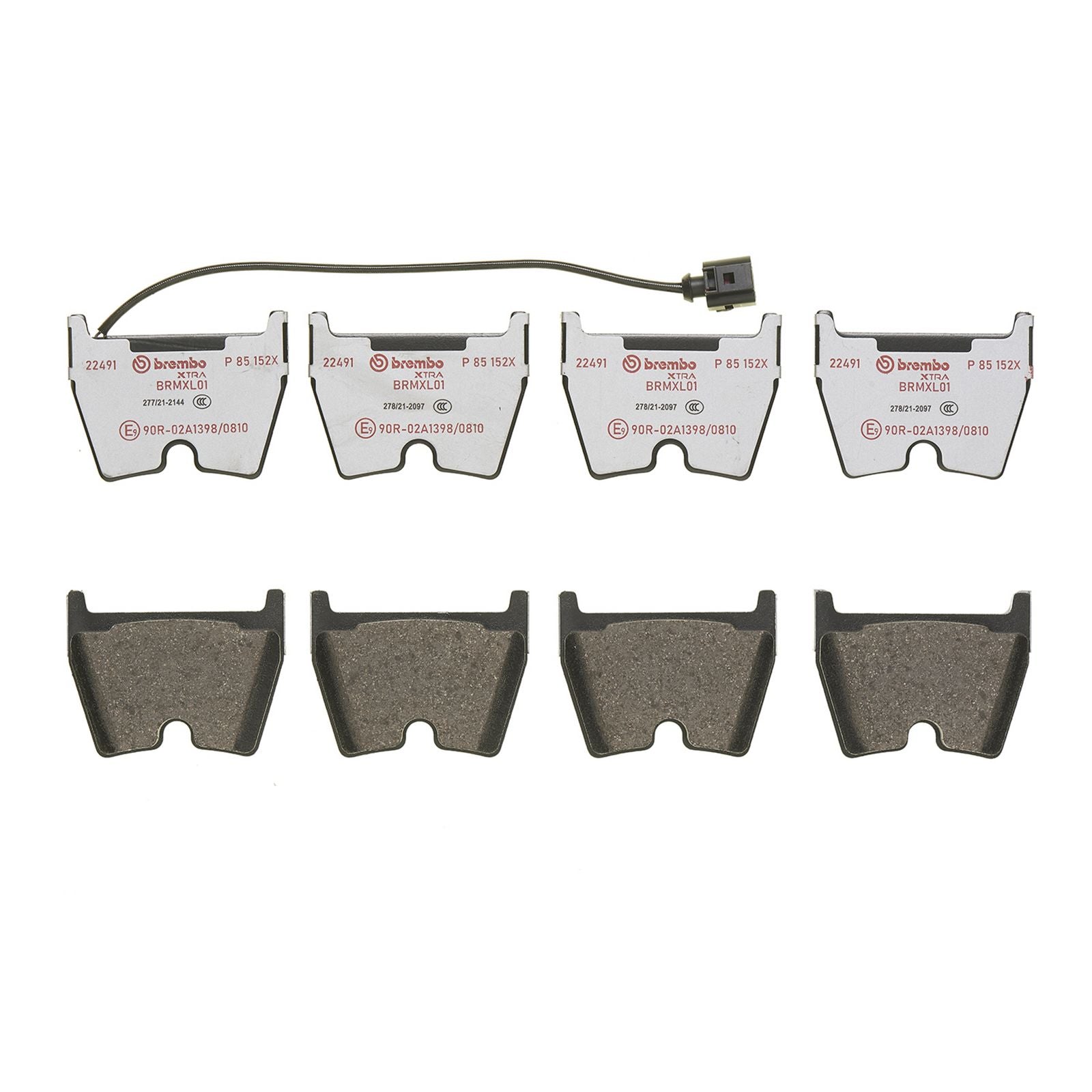 XTRA Low-Met Rear Disc Brake Pad Set - P85152X_01