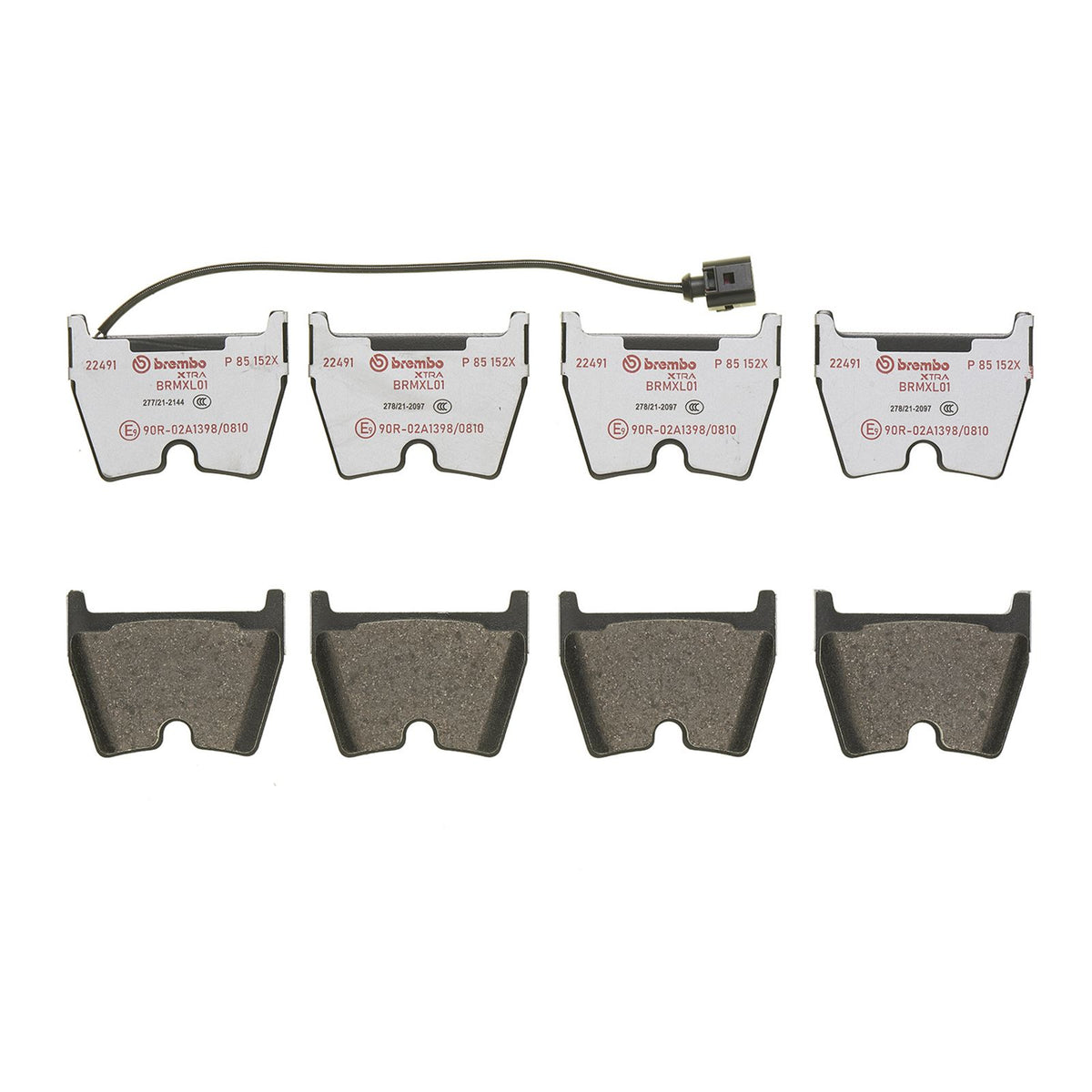 XTRA Low-Met Rear Disc Brake Pad Set - P85152X_01