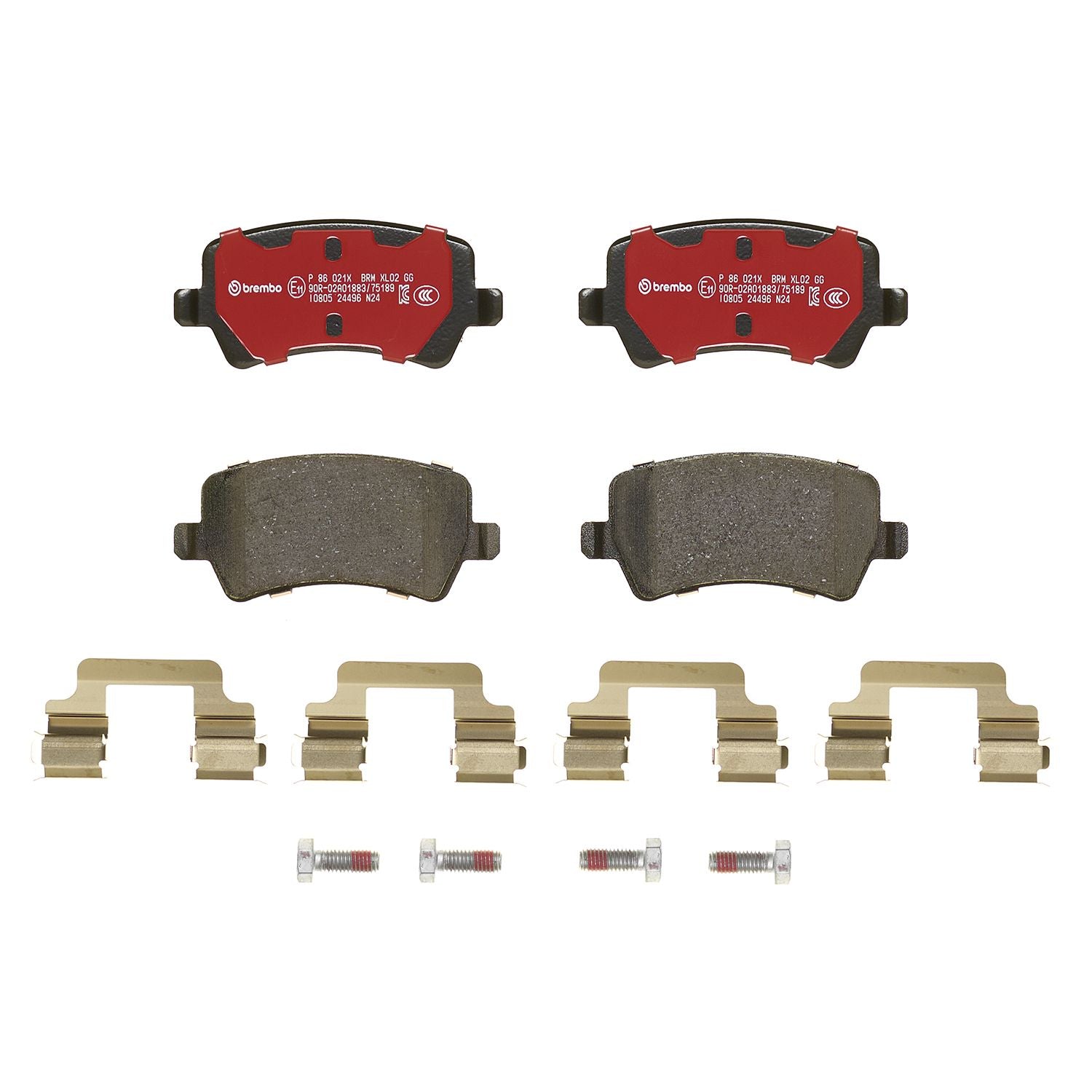 XTRA Low-Met Rear Disc Brake Pad Set - P86021X_03
