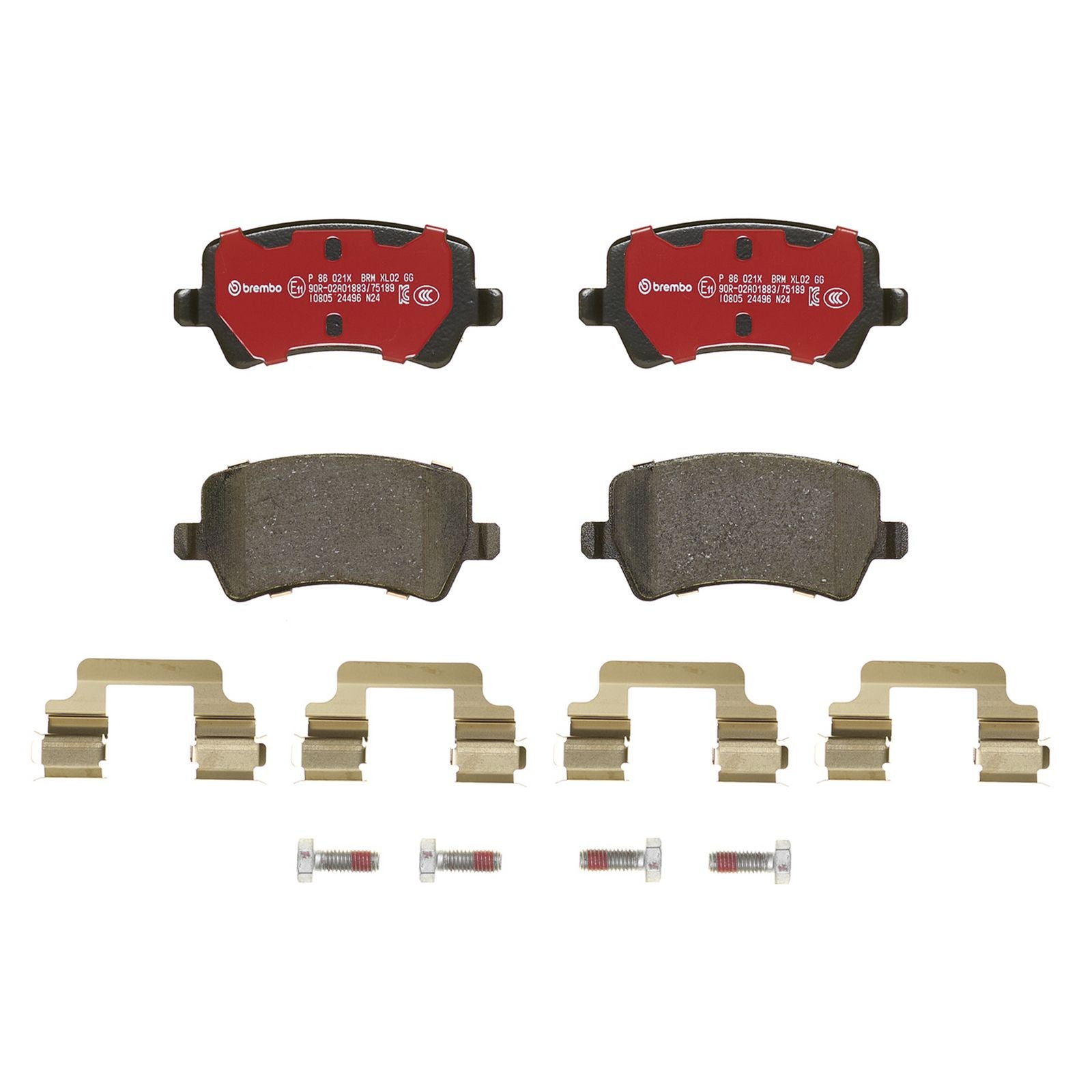 XTRA Low-Met Rear Disc Brake Pad Set - P86021X_03