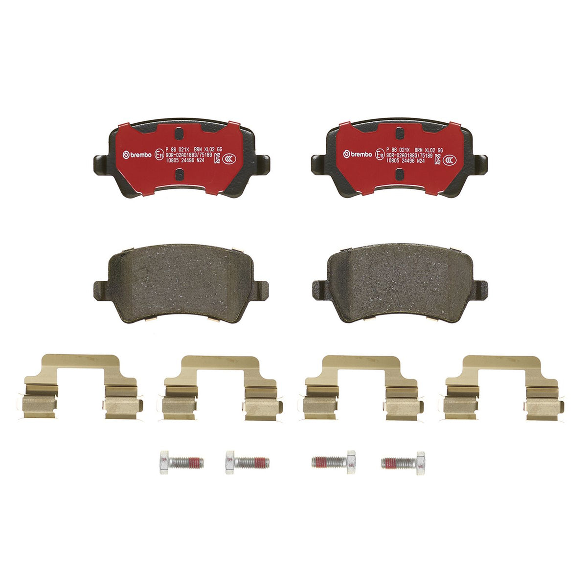 XTRA Low-Met Rear Disc Brake Pad Set - P86021X_03