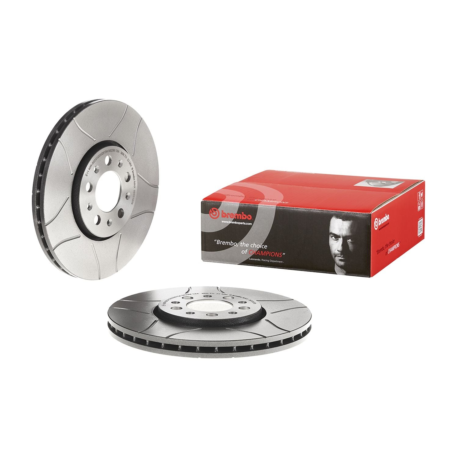 XTRA Max Slotted Front Disc Brake Rotor - 09.7010.76_01