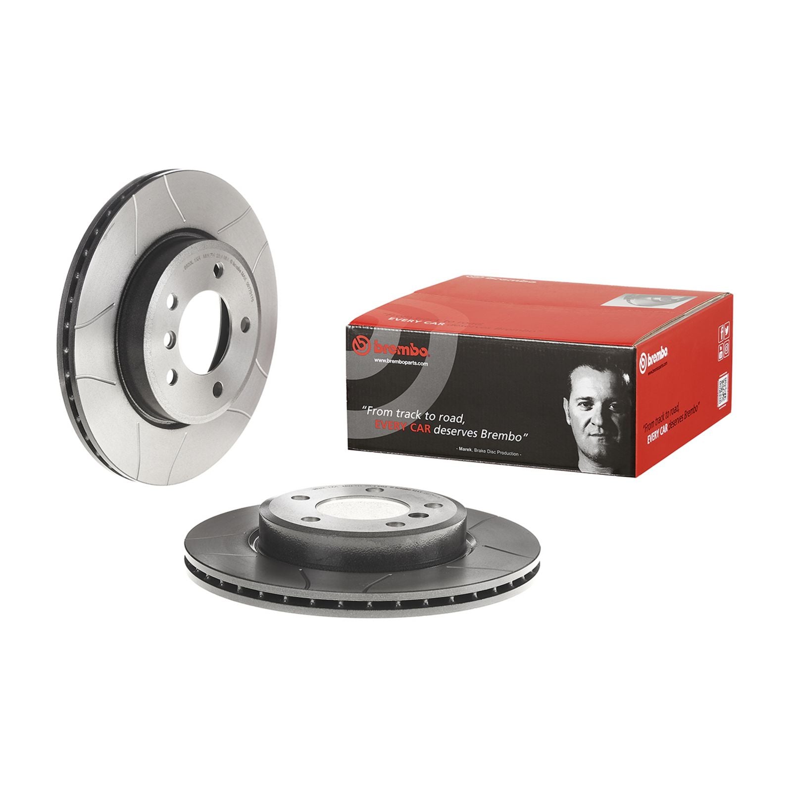XTRA Max Slotted Front Disc Brake Rotor - 09.7701.75_01