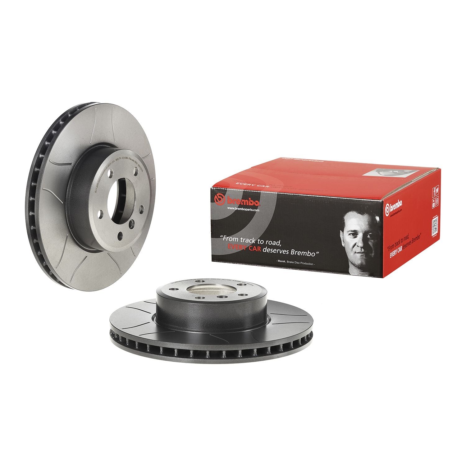 XTRA Max Slotted Front Disc Brake Rotor - 09.9172.75_01