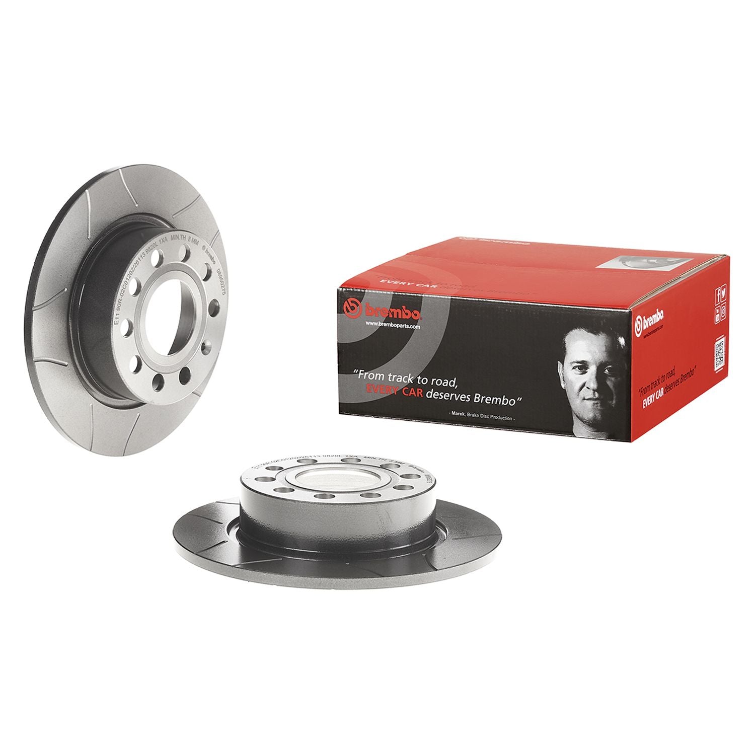 XTRA Max Slotted Rear Disc Brake Rotor - 08.9502.75_01