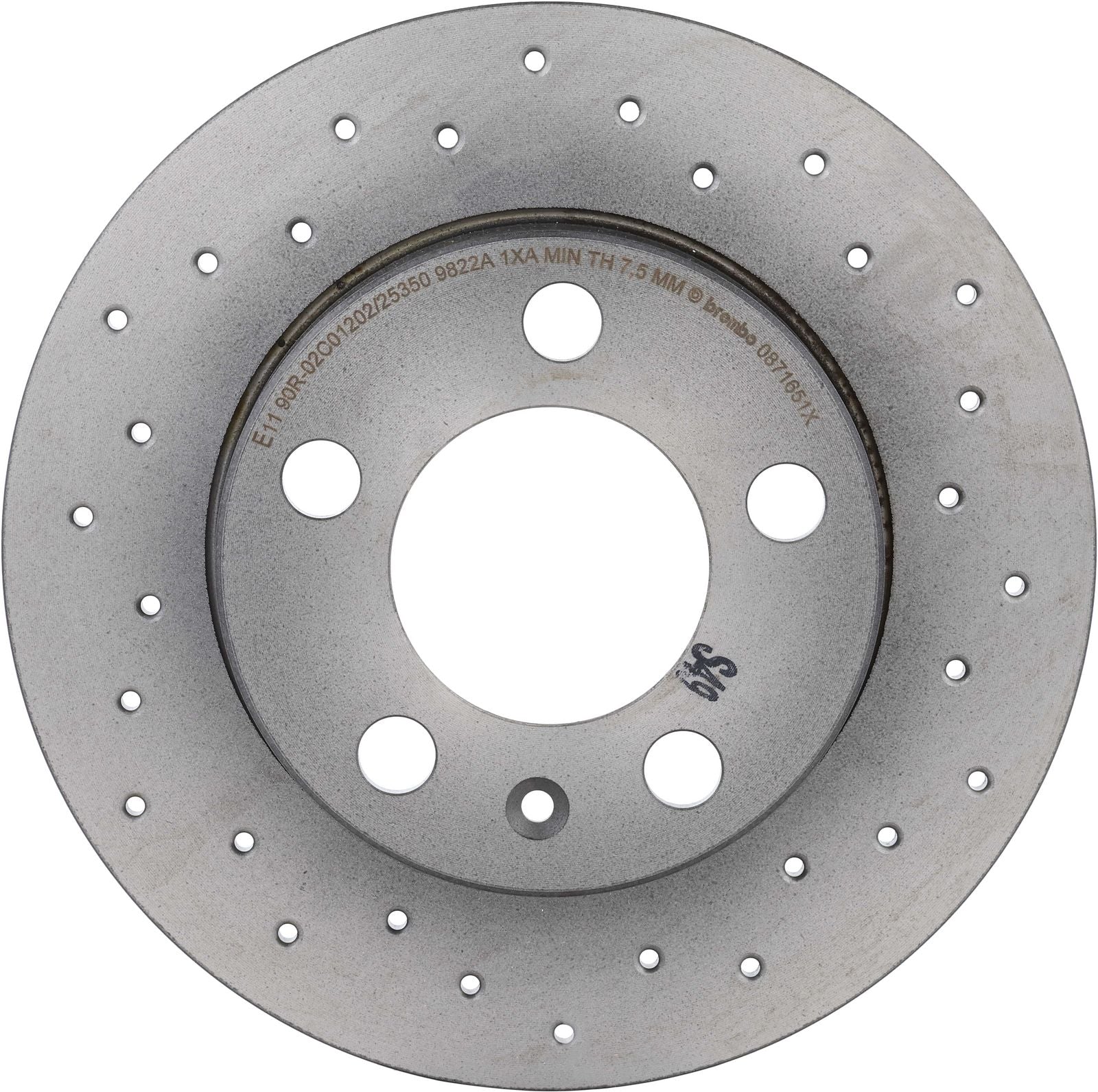 XTRA Rear Disc Brake Rotor - 08.7165.1X_03