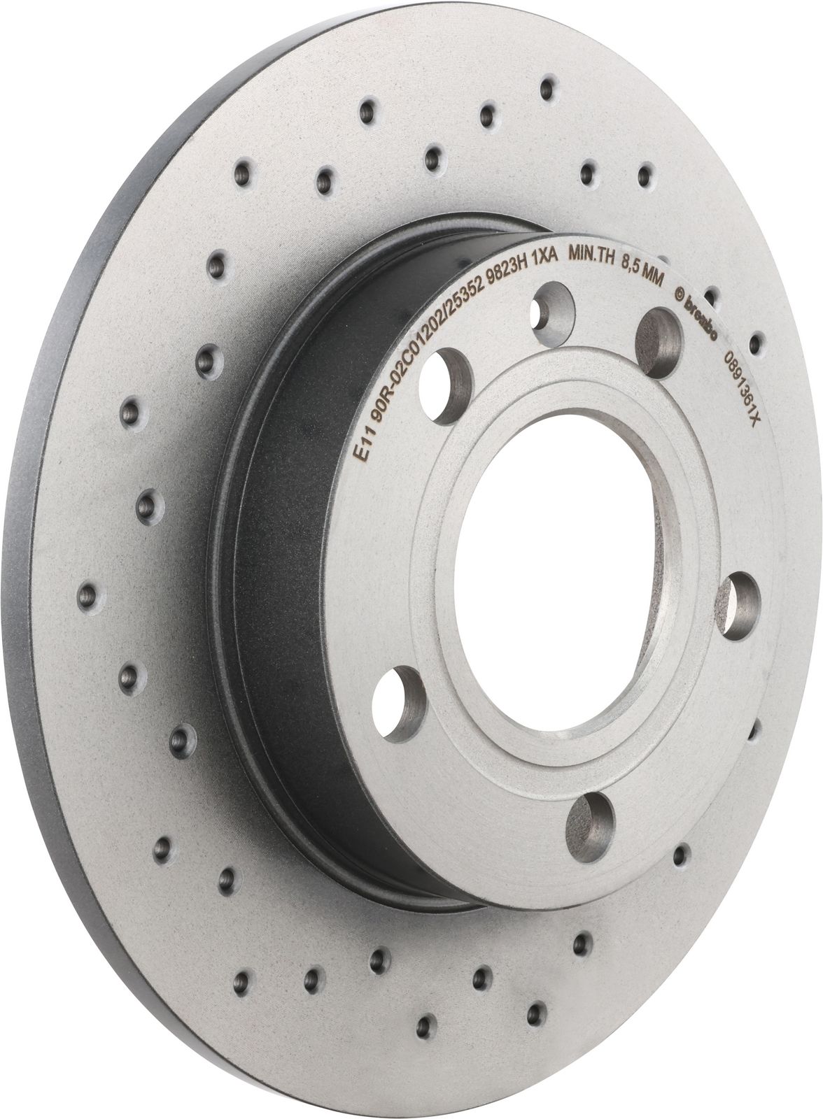 XTRA Rear Disc Brake Rotor - 08.9136.1X_01