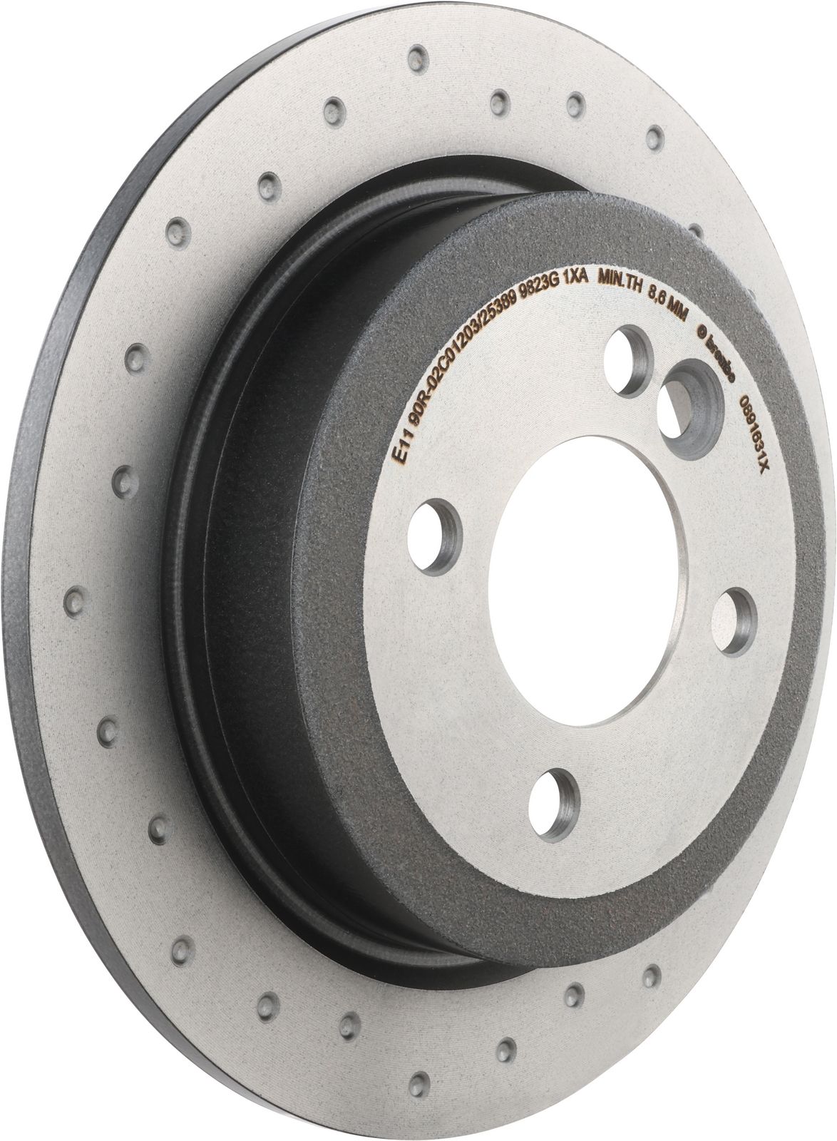 XTRA Rear Disc Brake Rotor - 08.9163.1X_01