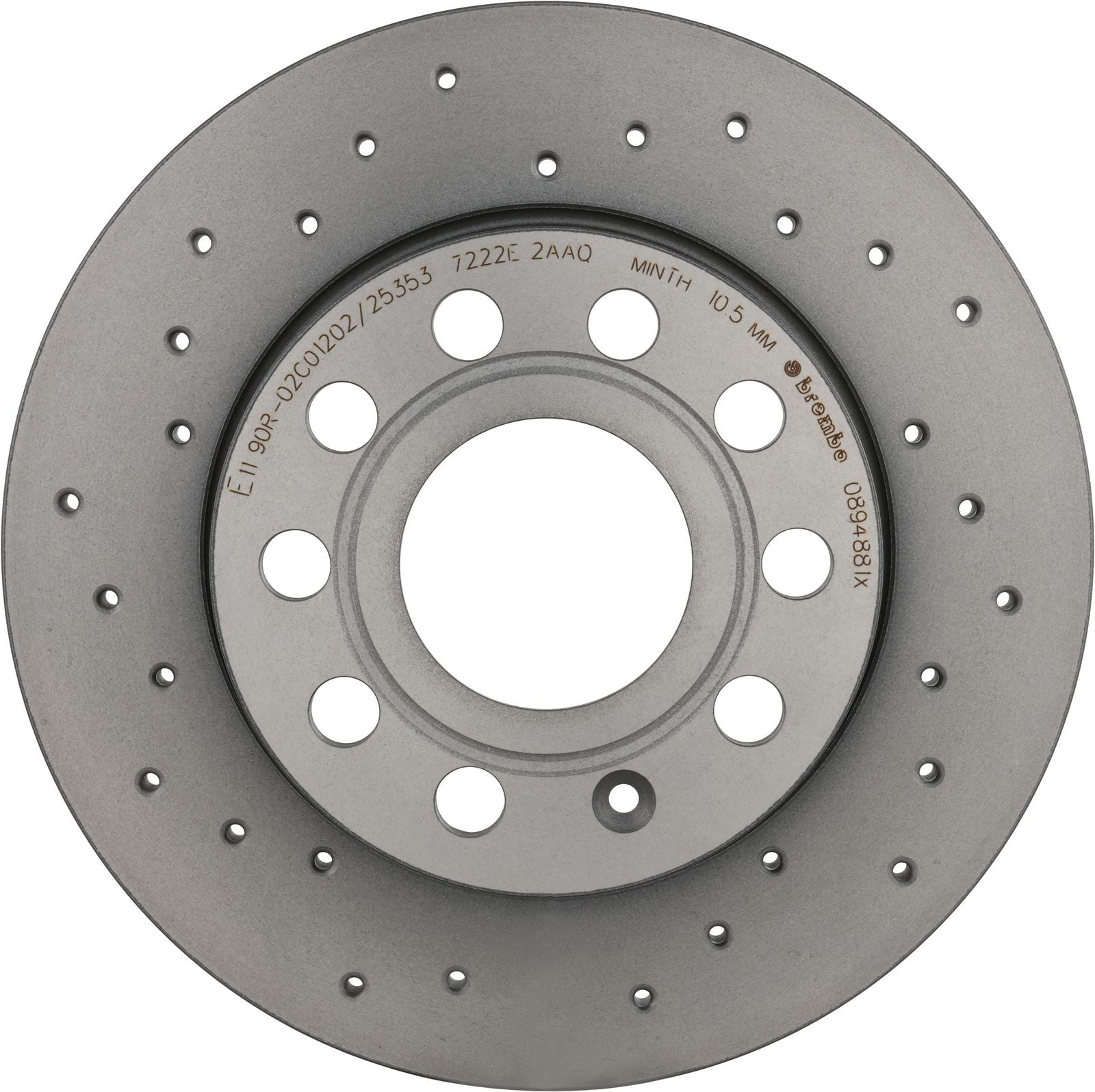 XTRA Rear Disc Brake Rotor - 08.9488.1X_03