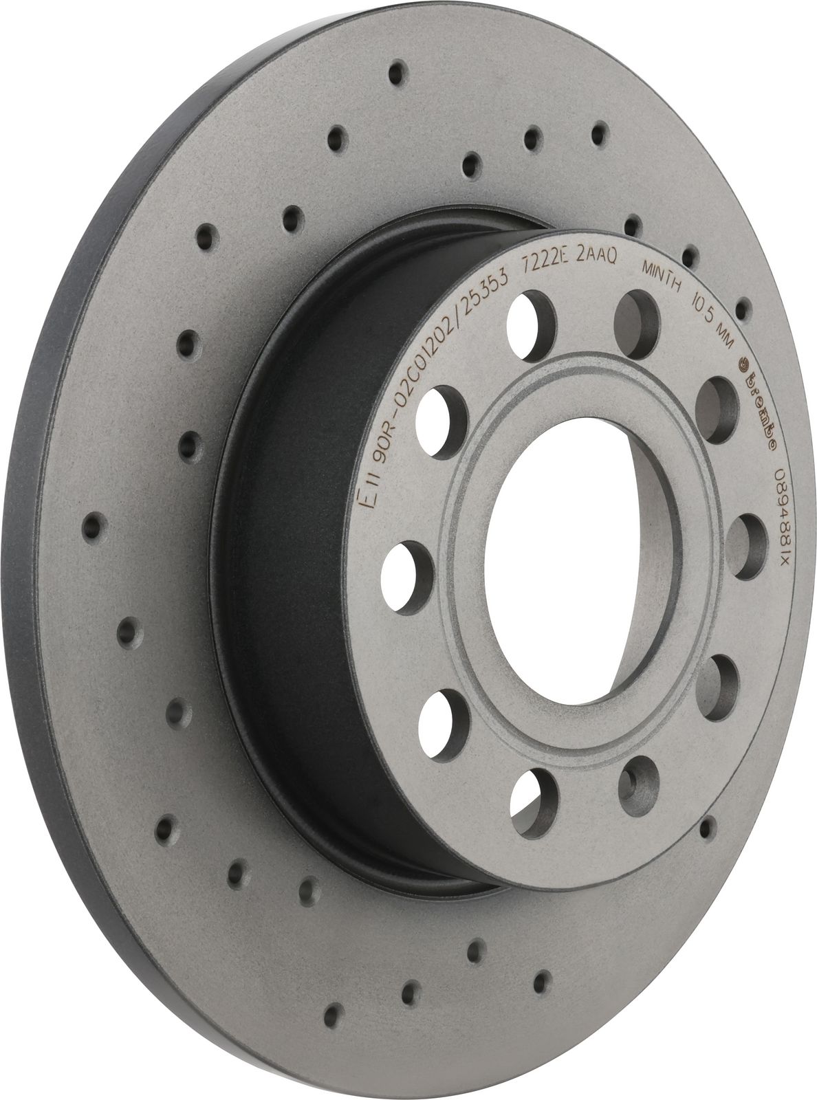 XTRA Rear Disc Brake Rotor - 08.9488.1X_01
