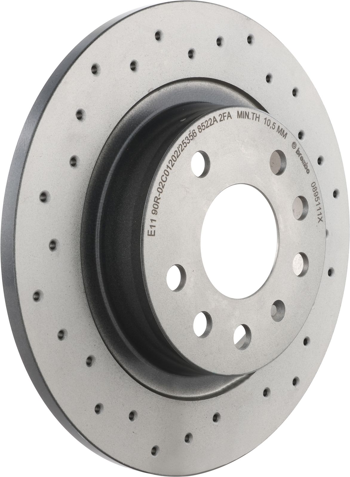 XTRA Rear Disc Brake Rotor - 08.9511.1X_01