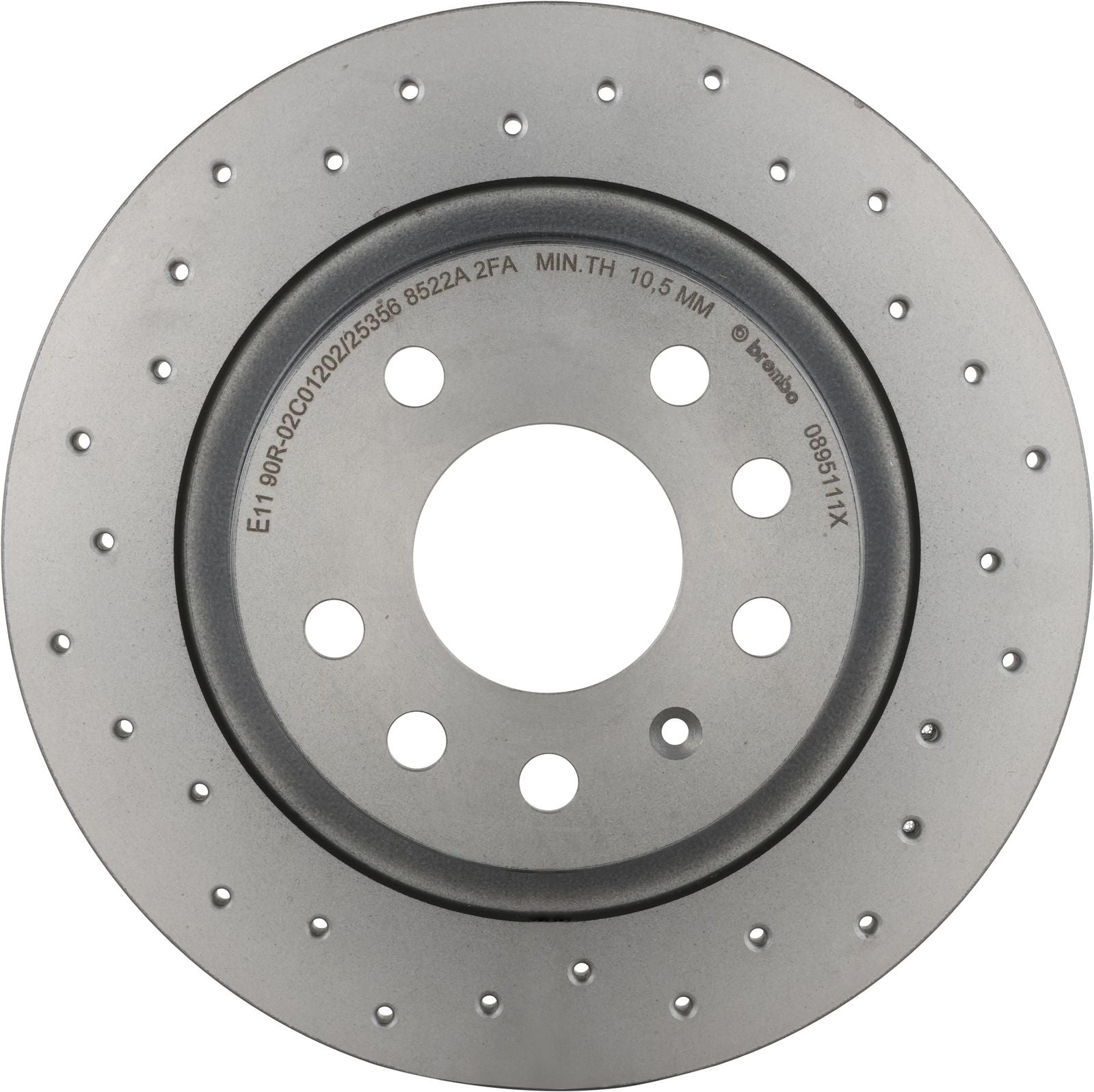 XTRA Rear Disc Brake Rotor - 08.9511.1X_03