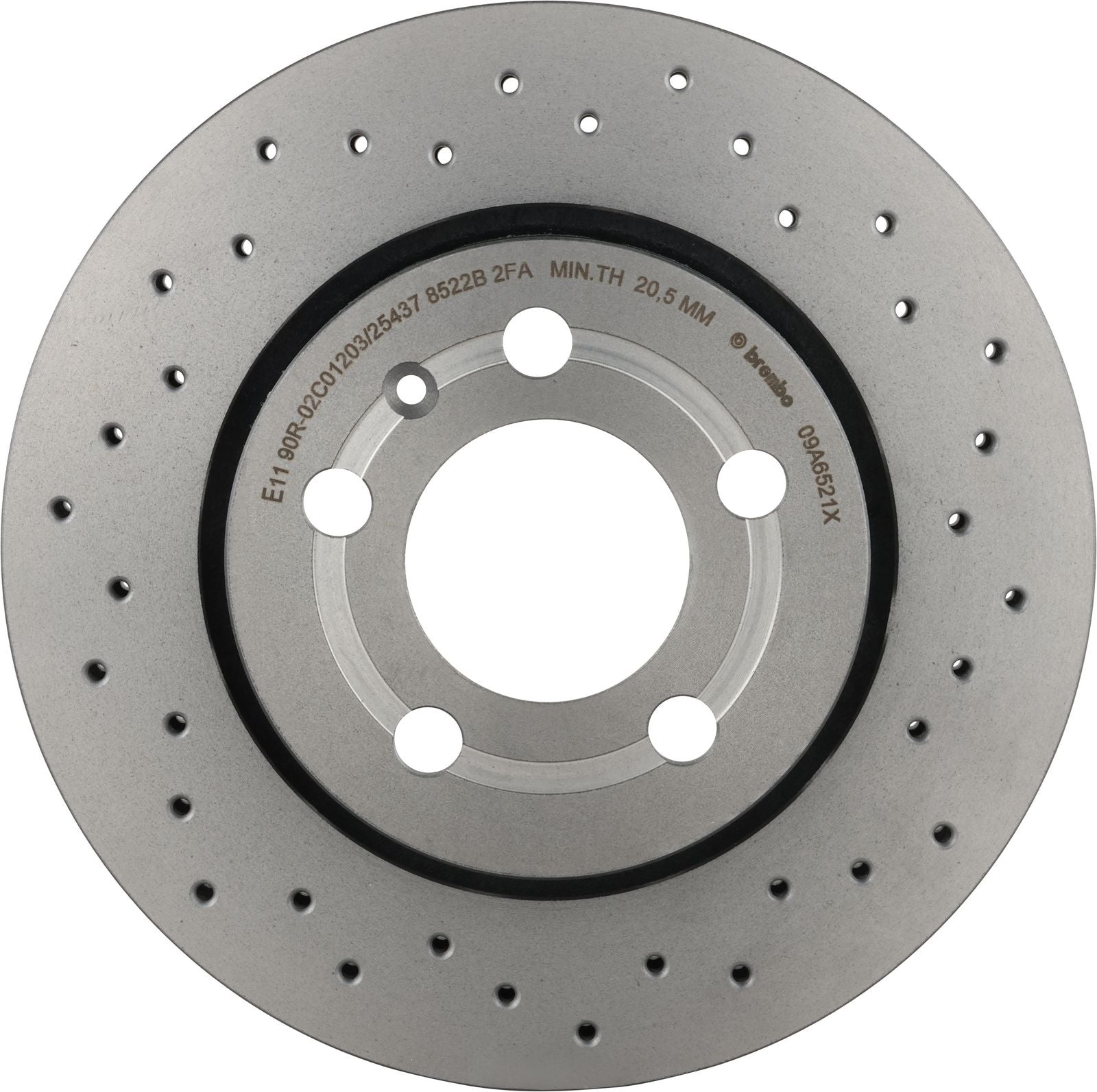 XTRA Rear Disc Brake Rotor - 09.A652.1X_03