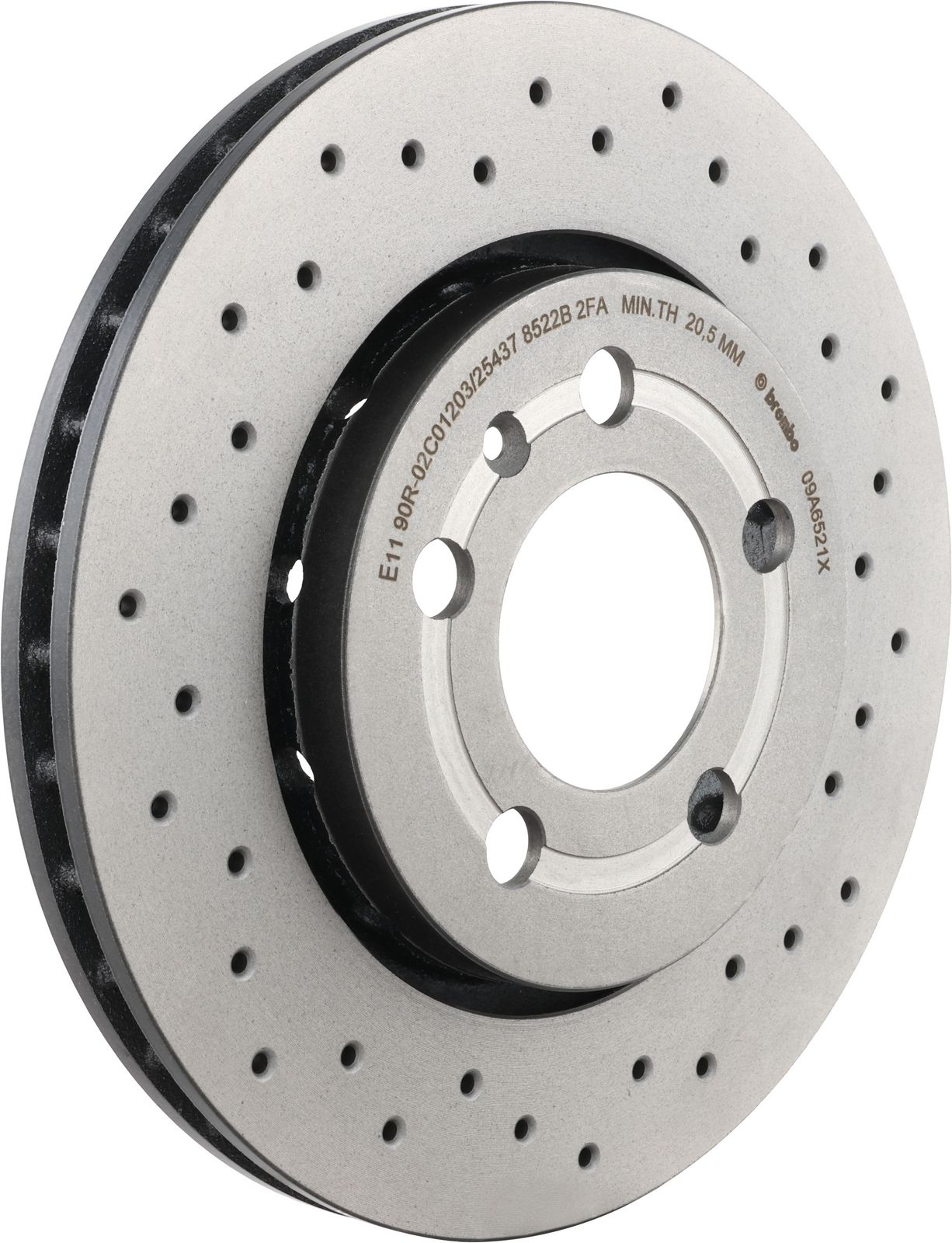 XTRA Rear Disc Brake Rotor - 09.A652.1X_01