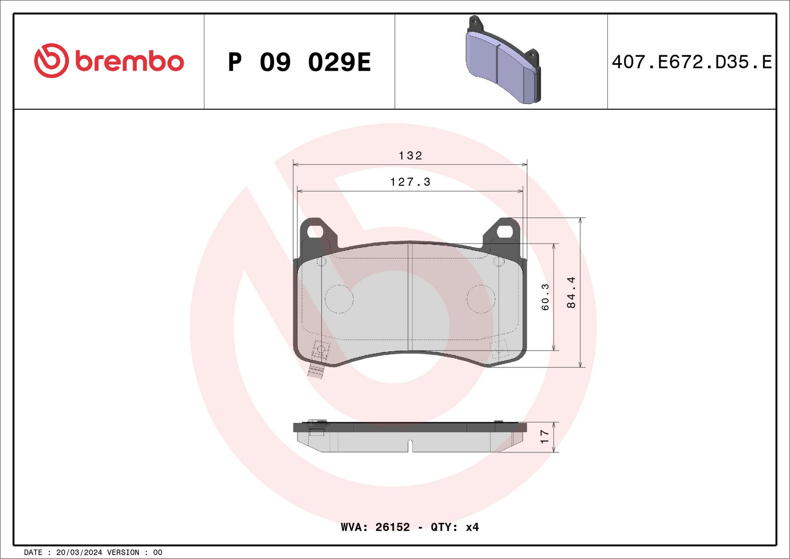 BEYOND EV Front Disc Brake Pad Set - P09029E_03