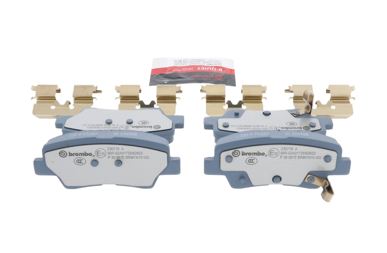 BEYOND EV Rear Disc Brake Pad Set - P30067E_16