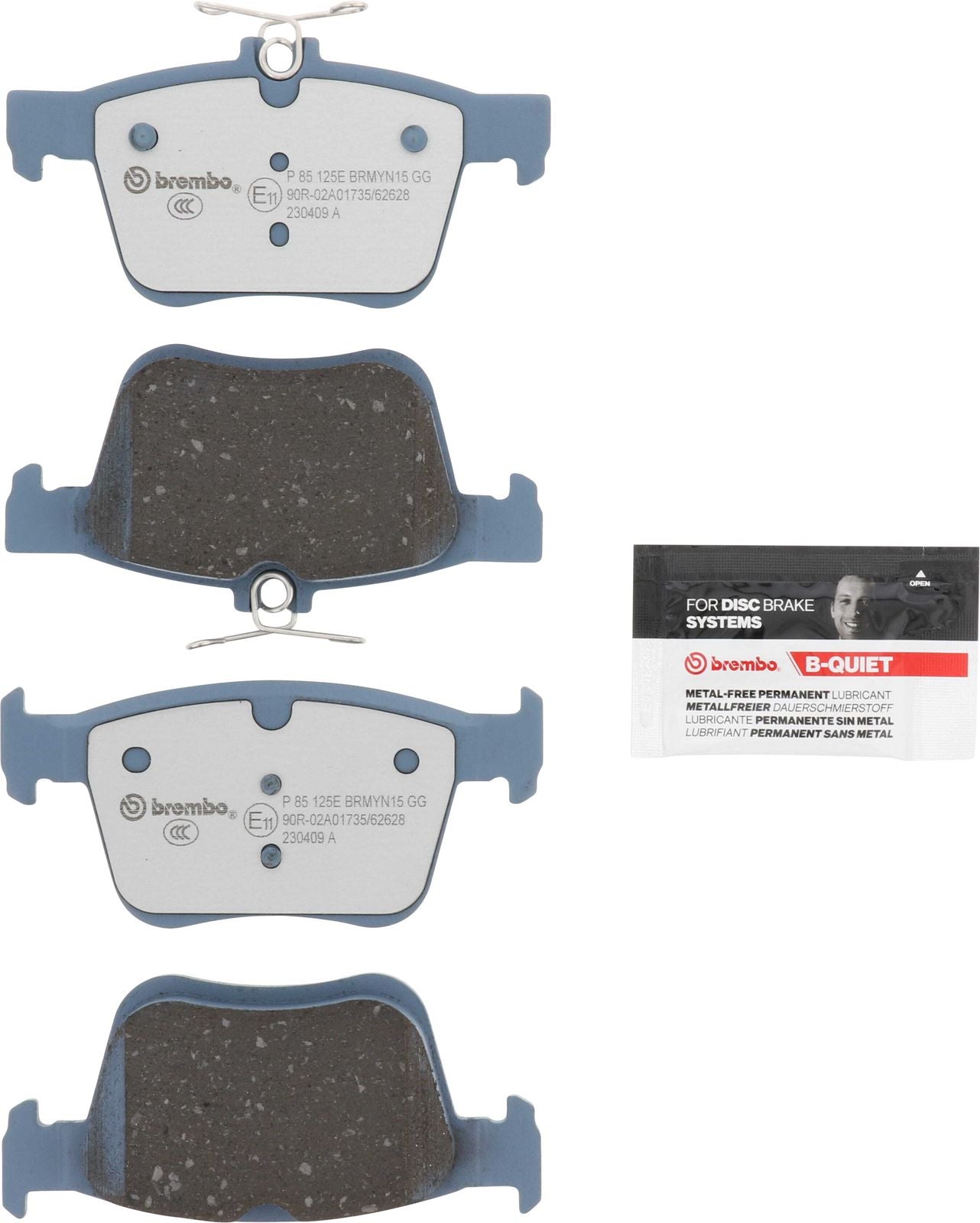 BEYOND EV Rear Disc Brake Pad Set - P85125E_01