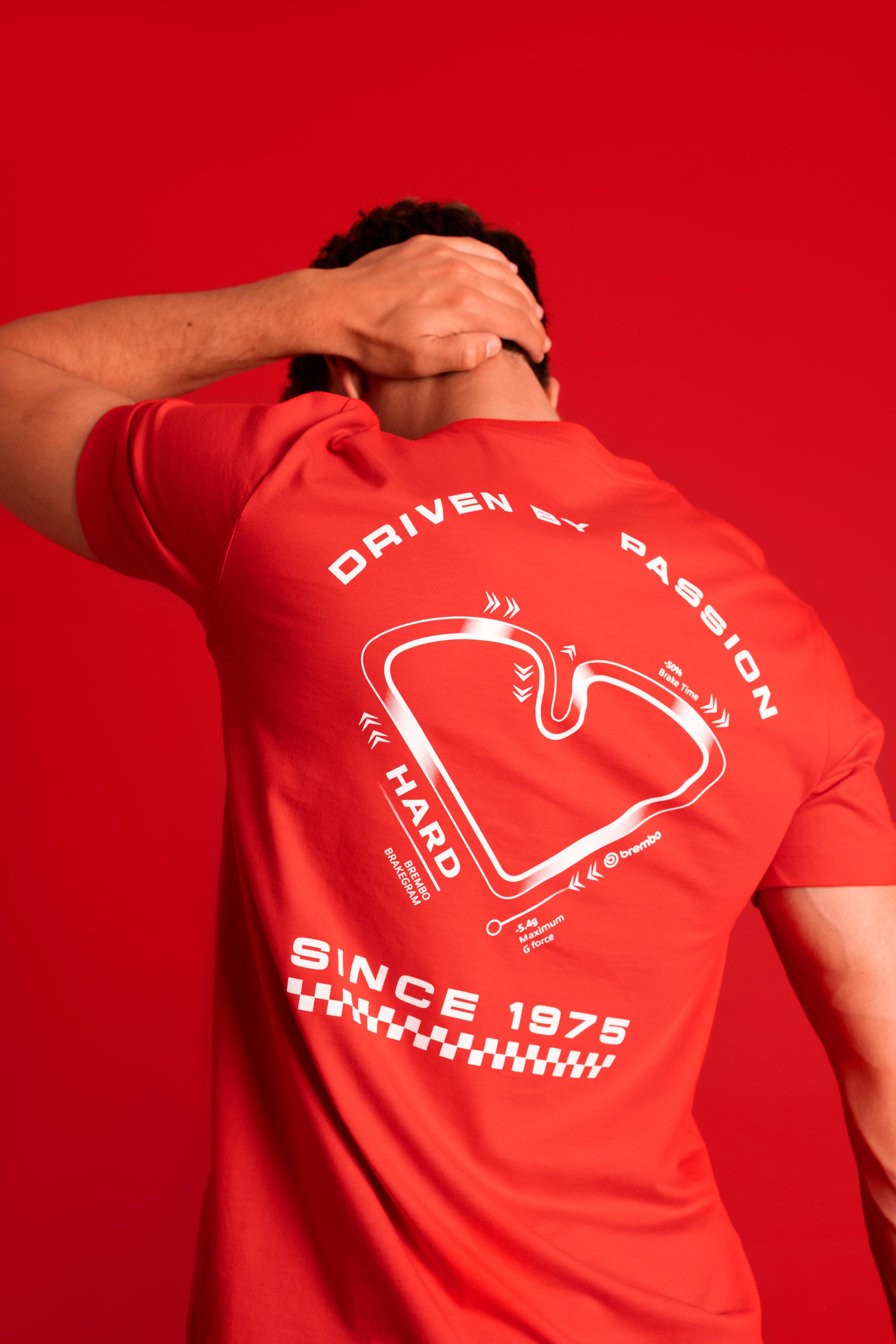 50th Anniversary T-Shirt Red Driven By Passion-Man