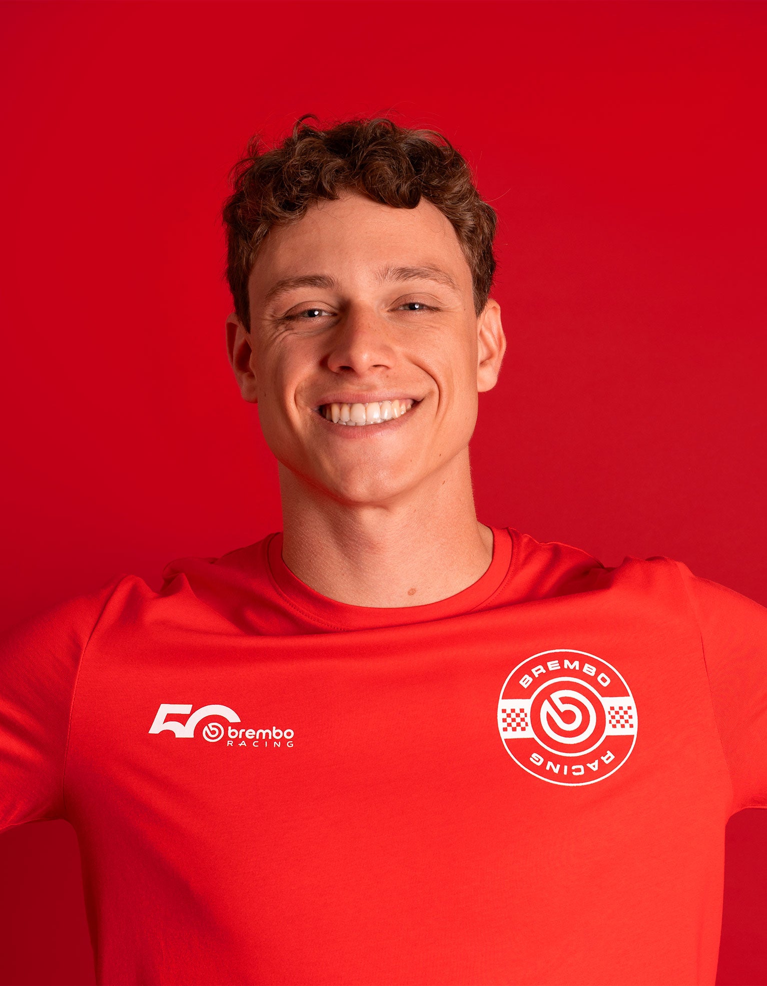 50th Anniversary T-Shirt Red Driven By Passion-Man