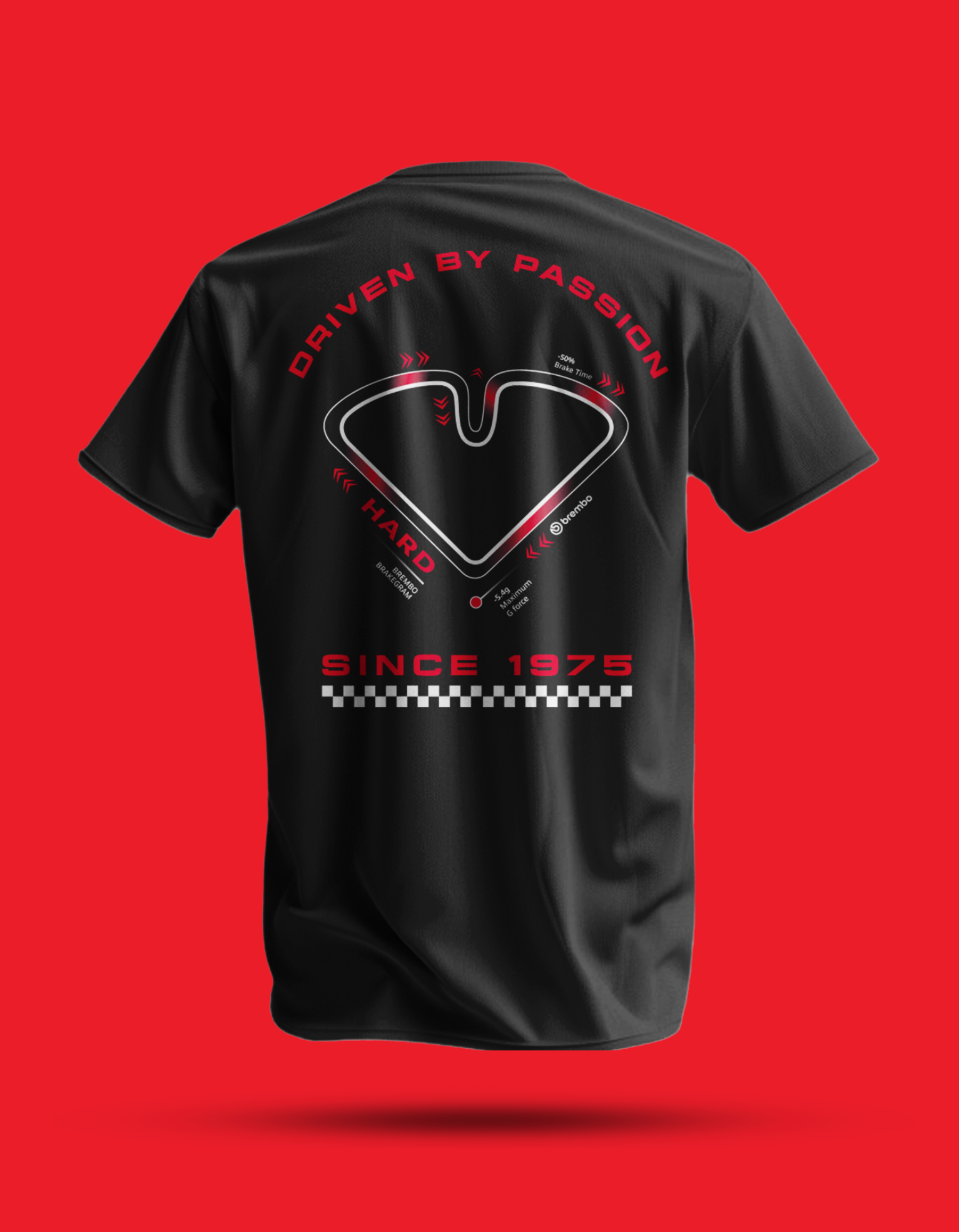 50th Anniversary  T-Shirt Black Driven By Passion - Man