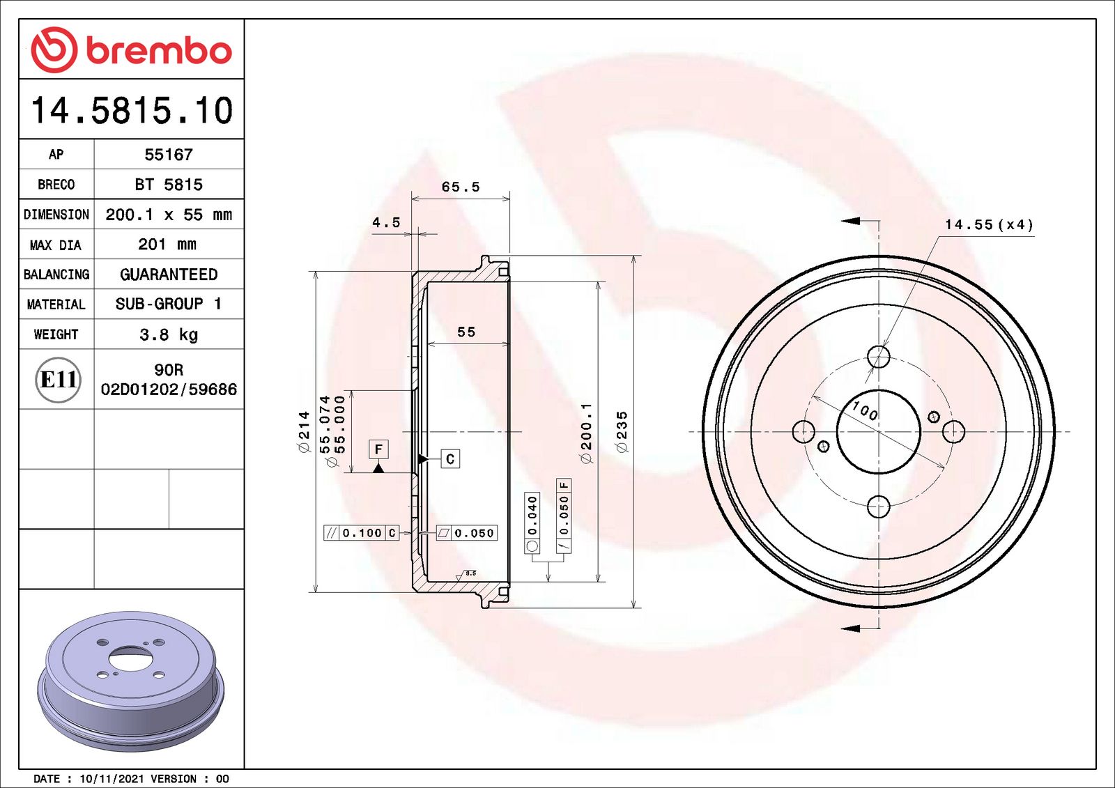 ESSENTIAL Rear Brake Drum - 14.5815.10_06
