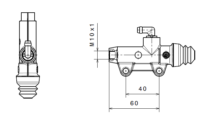 Master Cylinders Rear brake cylinder - 910477601_01