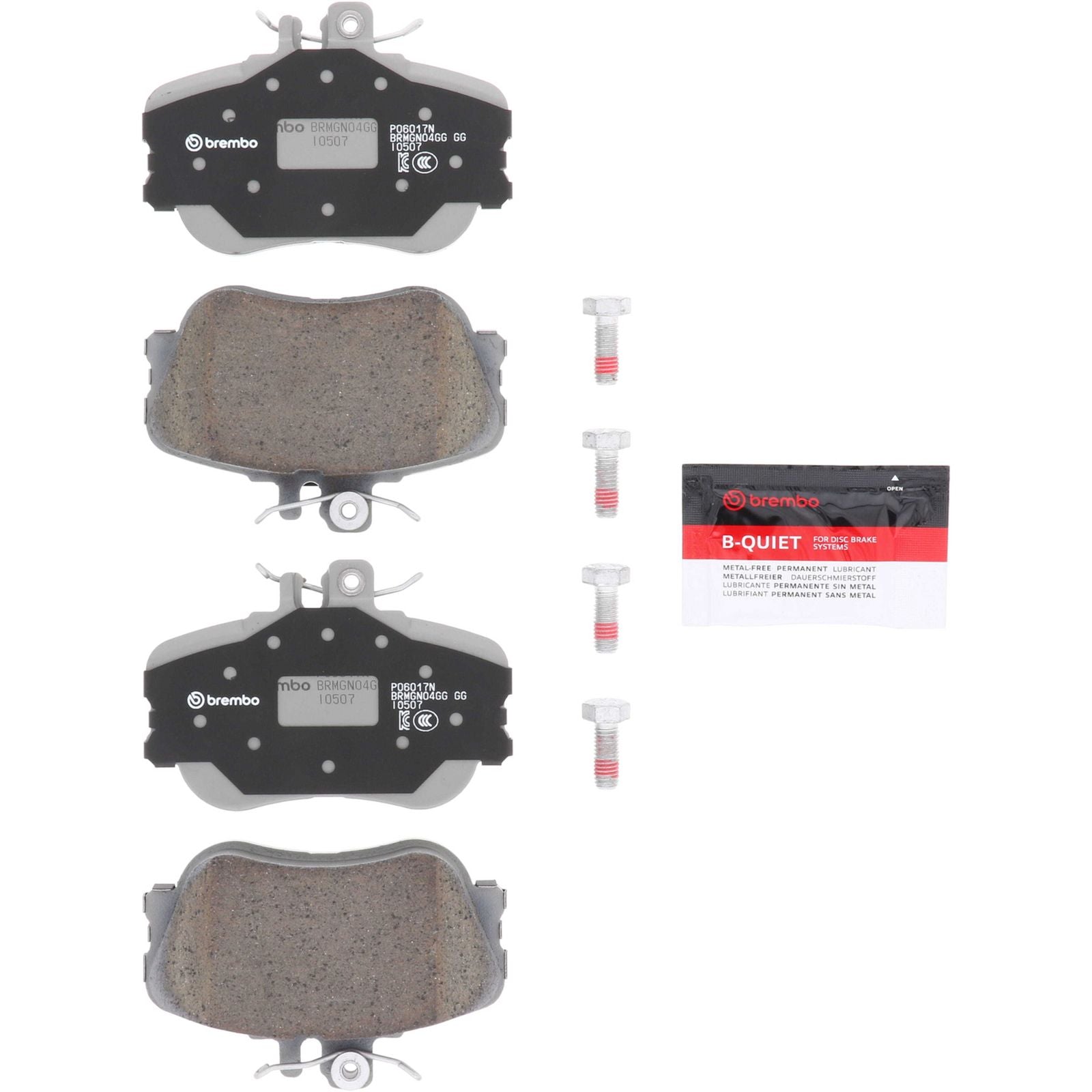 PRIME Ceramic Front Disc Brake Pad Set - P06017N_26