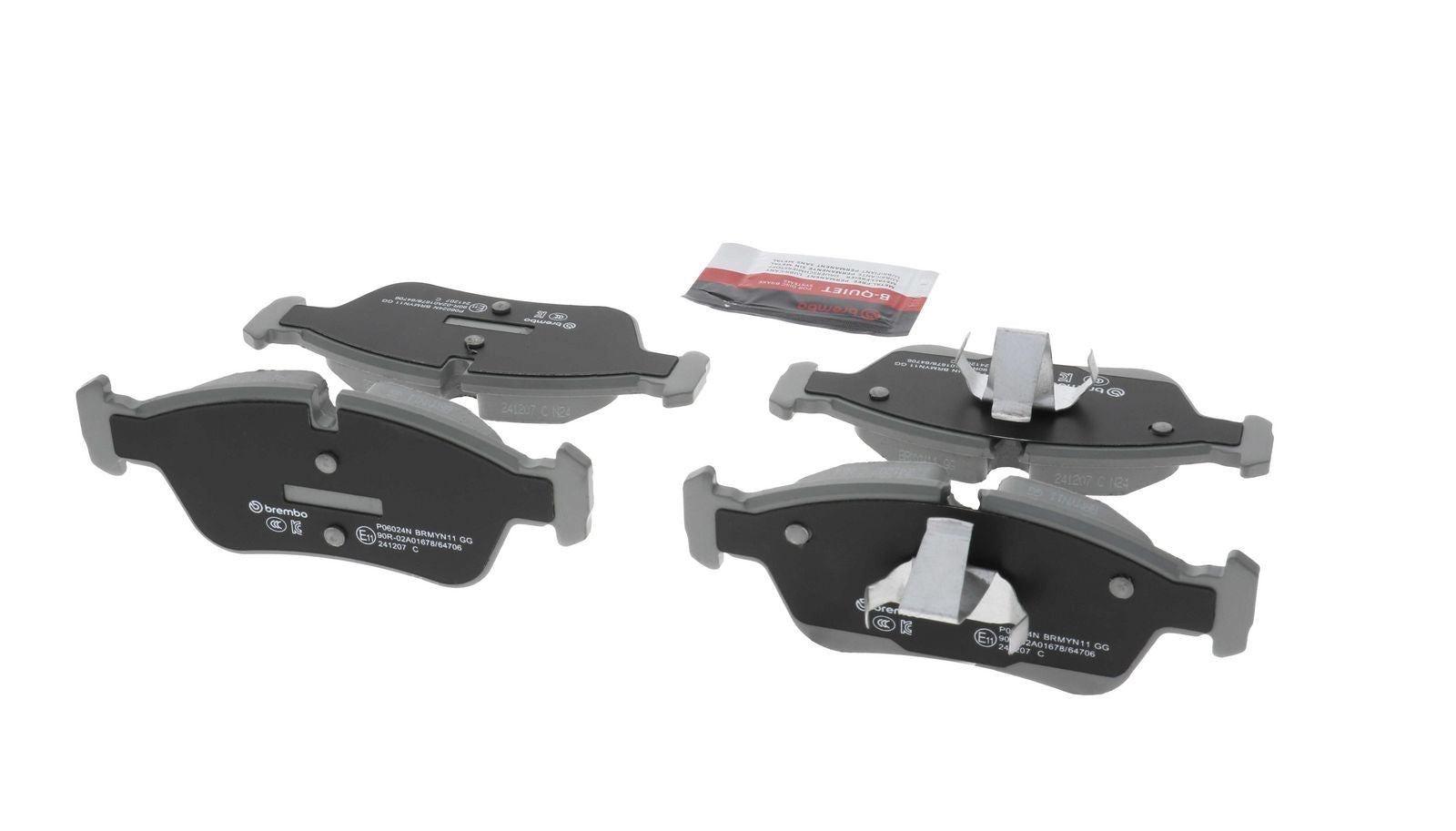 PRIME Ceramic Front Disc Brake Pad Set - P06024N_16
