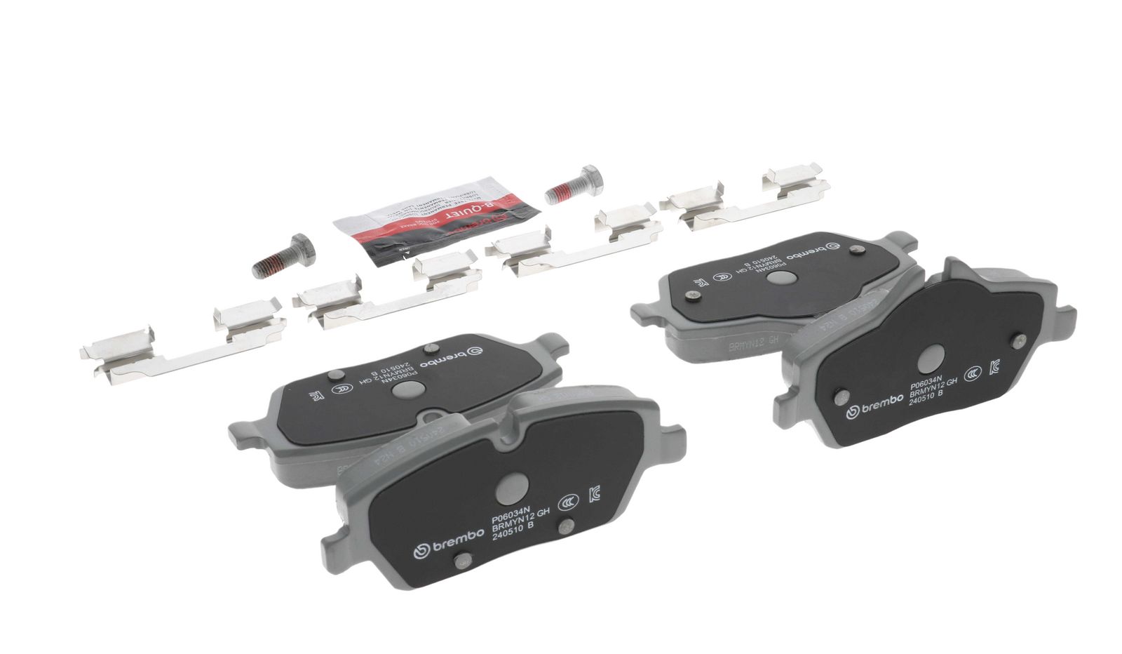 PRIME Ceramic Front Disc Brake Pad Set - P06034N_17