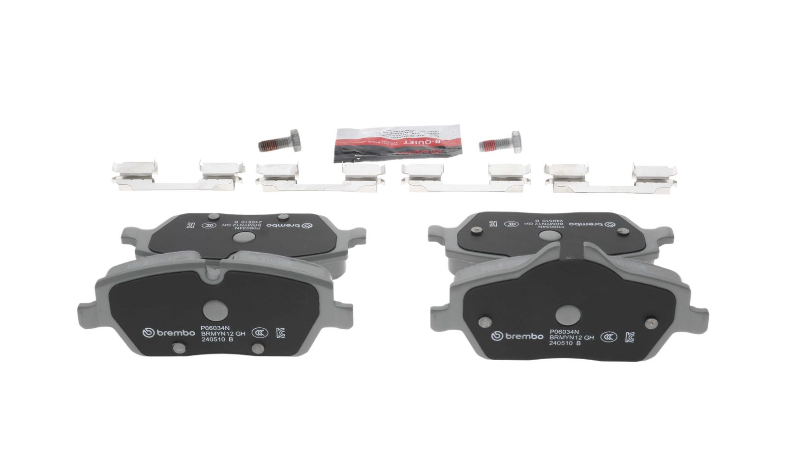 PRIME Ceramic Front Disc Brake Pad Set - P06034N_19