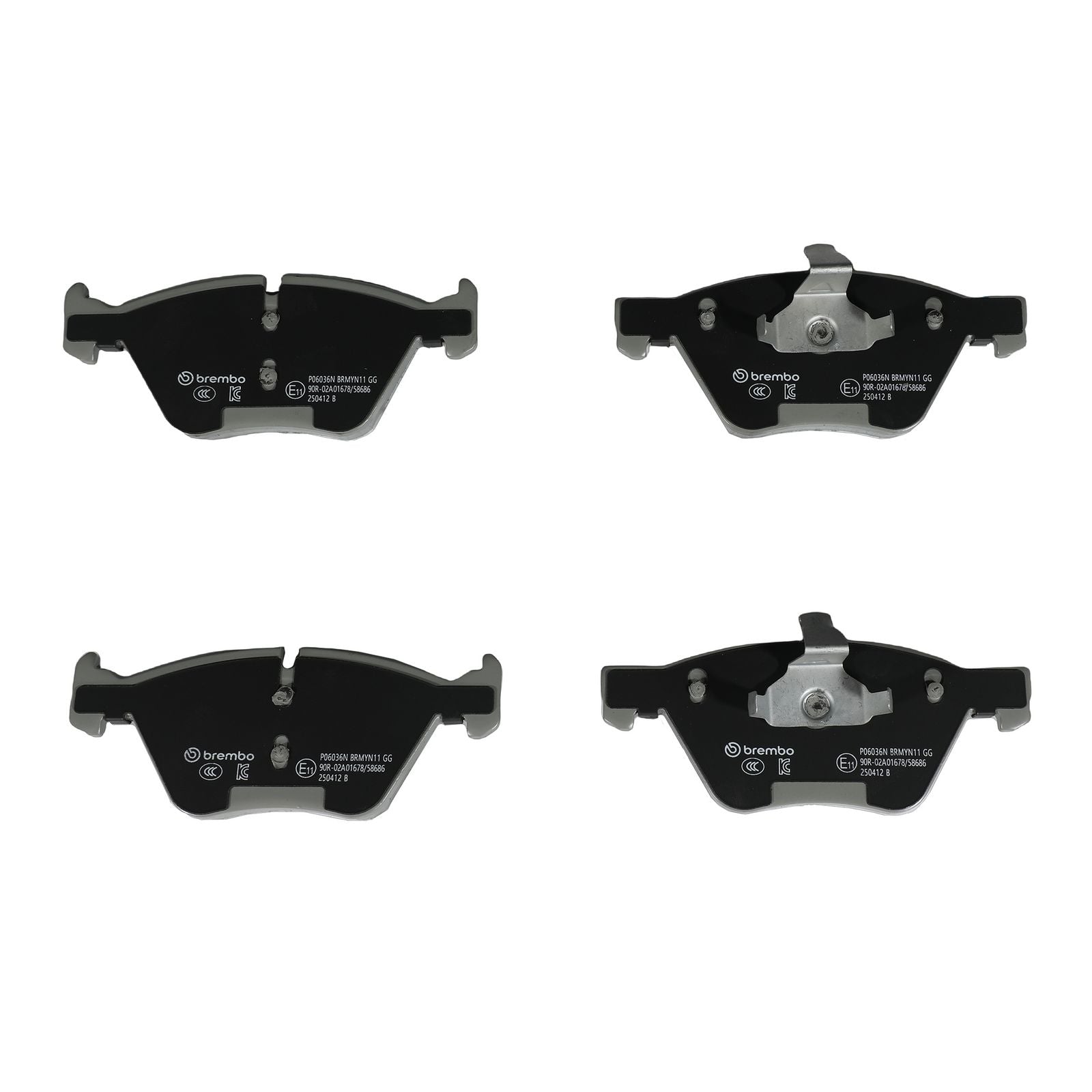 PRIME Ceramic Front Disc Brake Pad Set - P06036N_03